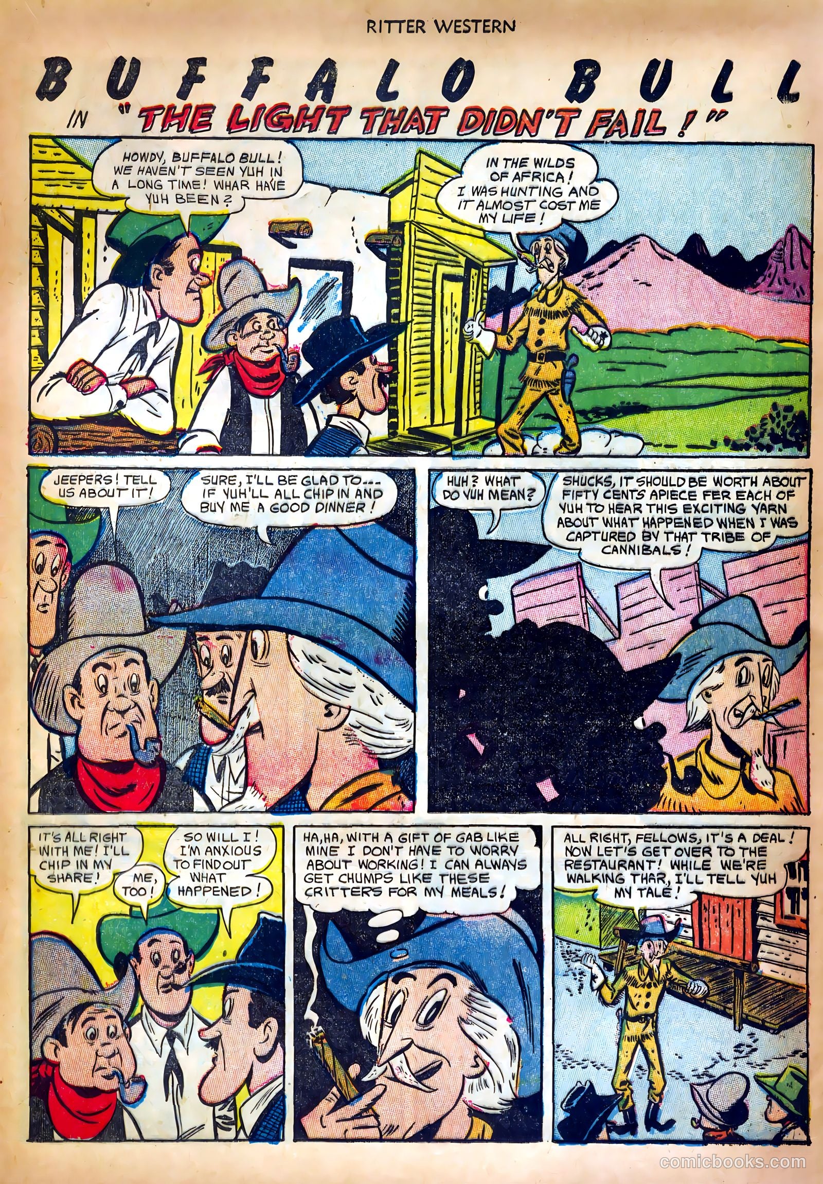 Tex Ritter Western #19 — page 17 of 36