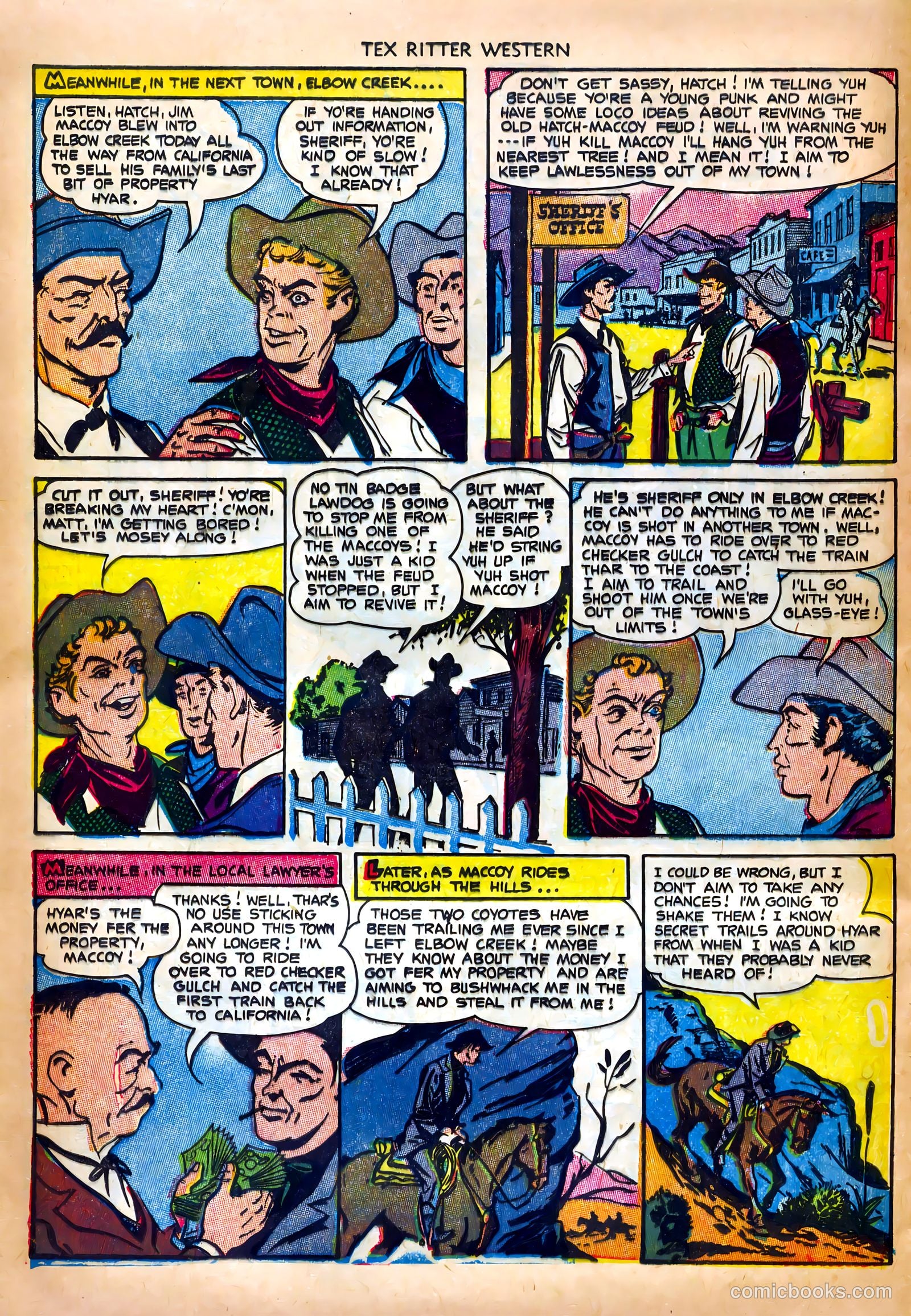 Tex Ritter Western #19 — page 24 of 36