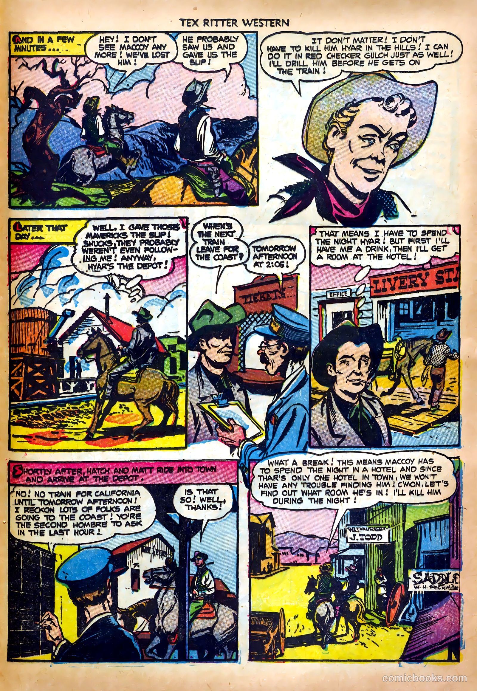 Tex Ritter Western #19 — page 25 of 36