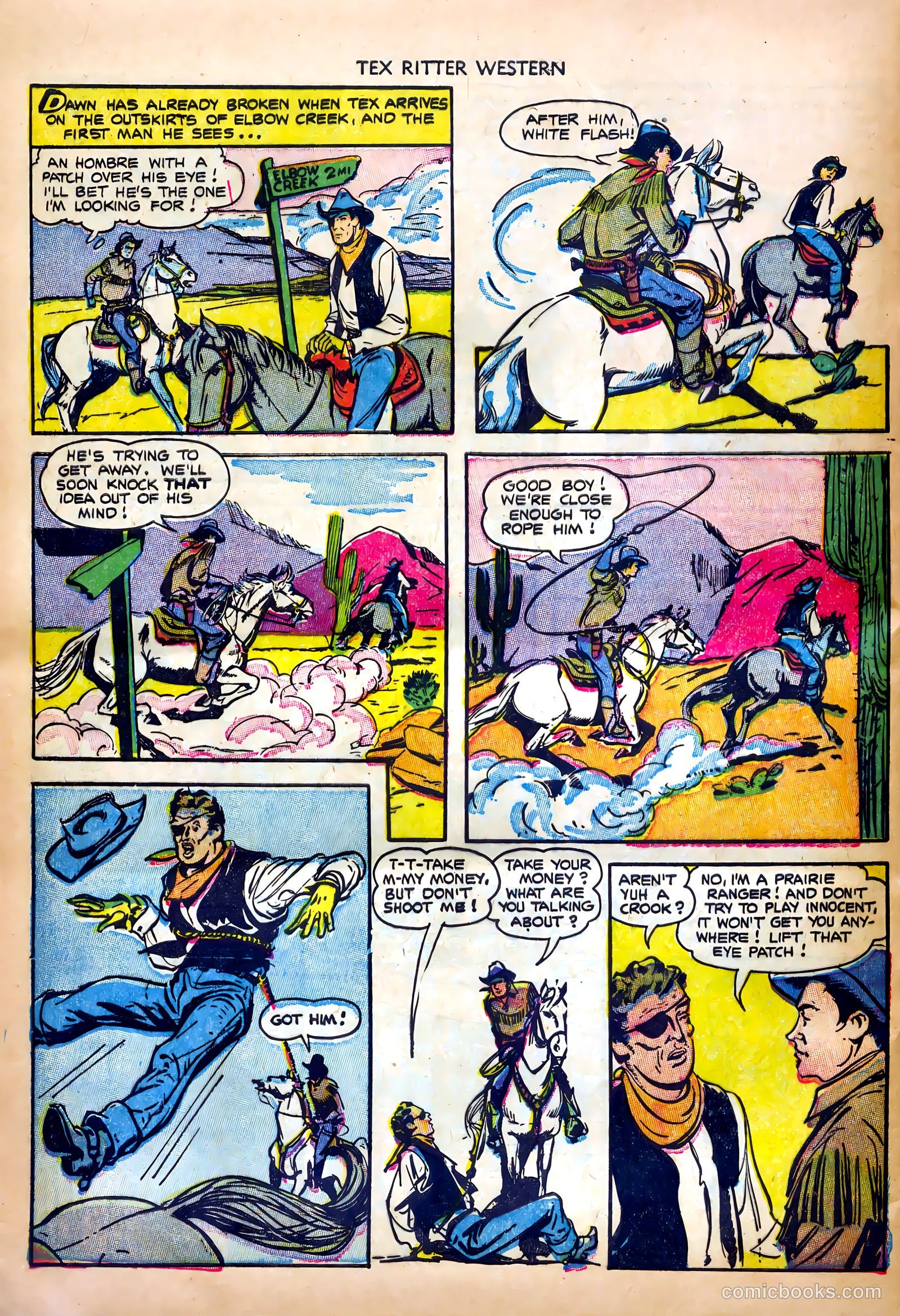 Tex Ritter Western #19 — page 32 of 36