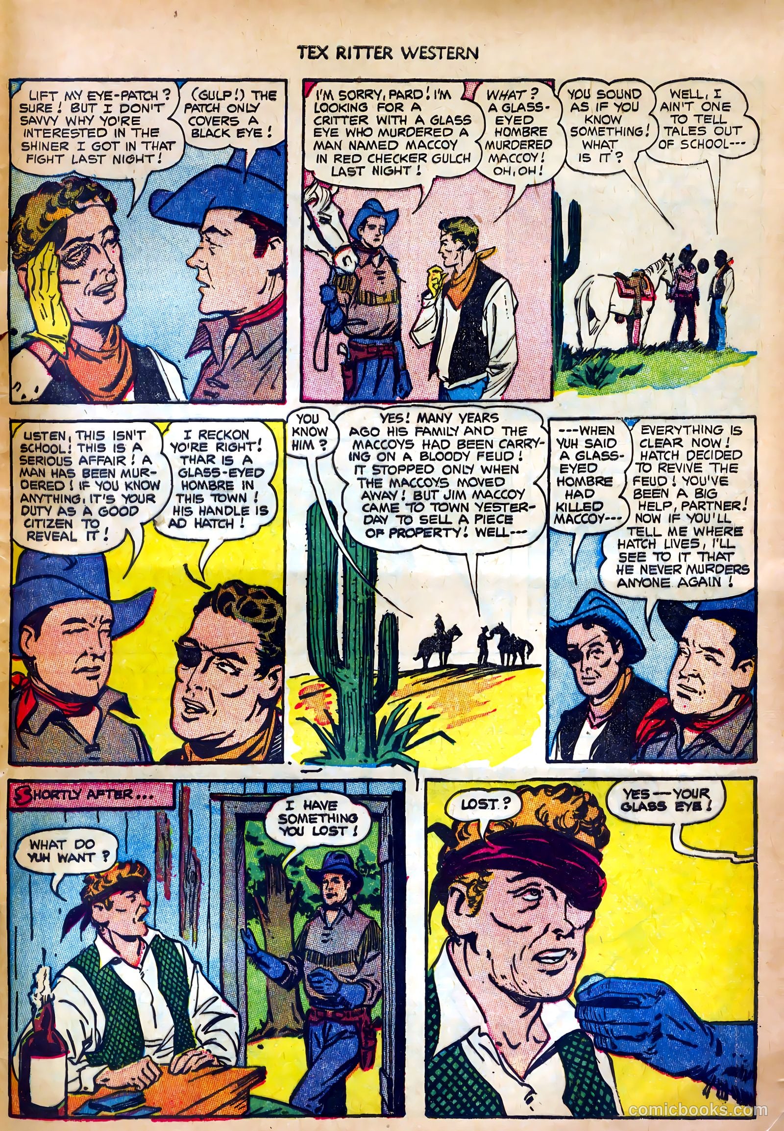 Tex Ritter Western #19 — page 33 of 36