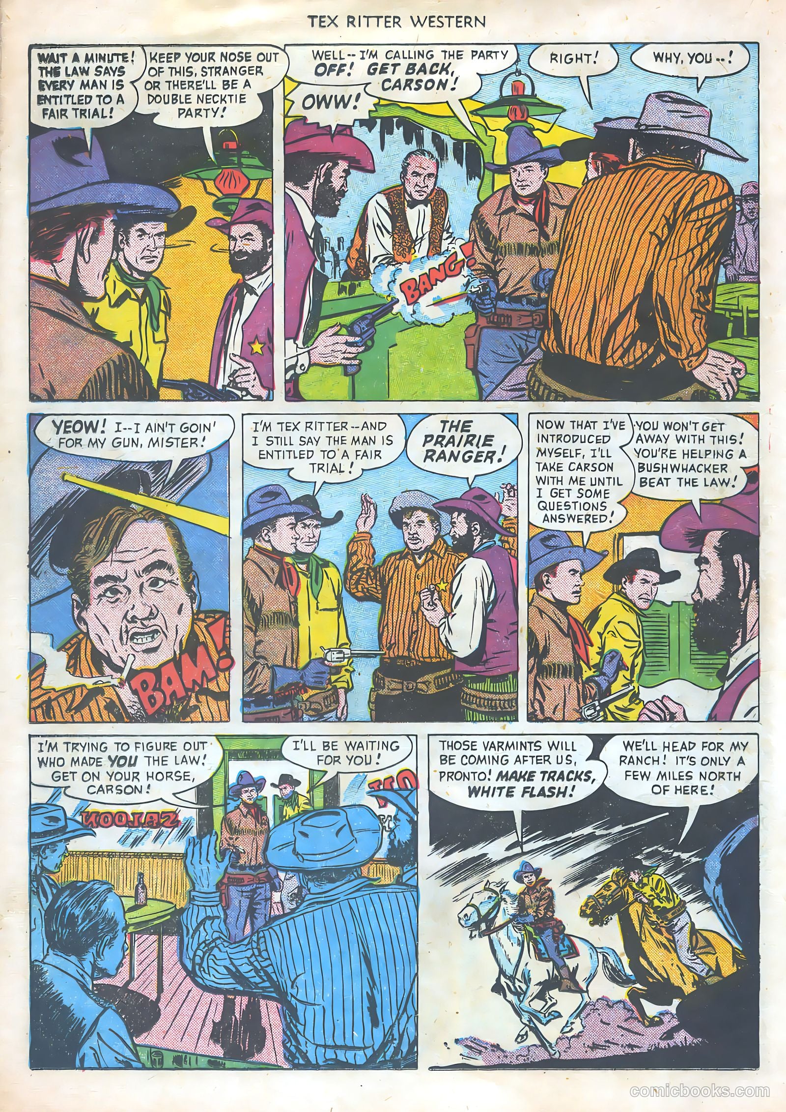 Tex Ritter Western #2 — page 20 of 36