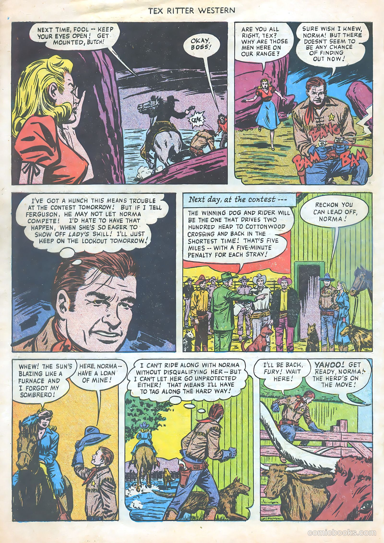 Tex Ritter Western #2 — page 32 of 36