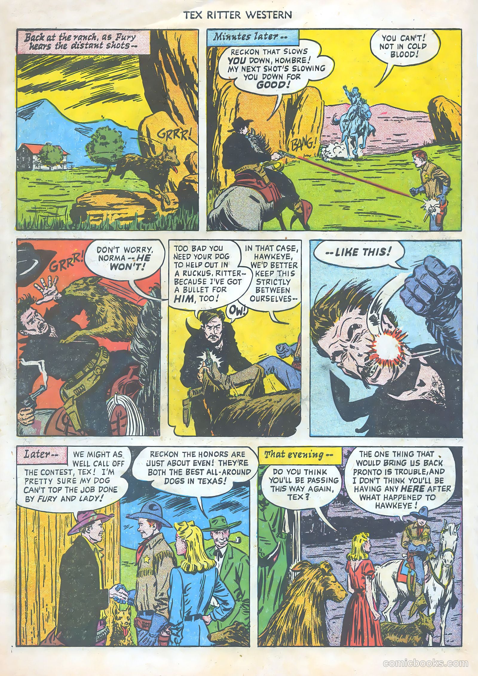 Tex Ritter Western #2 — page 34 of 36