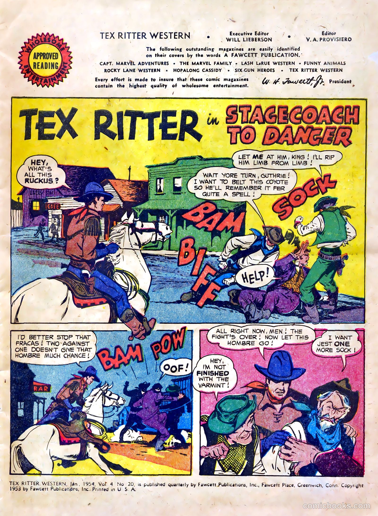 Tex Ritter Western #20 — page 3 of 36