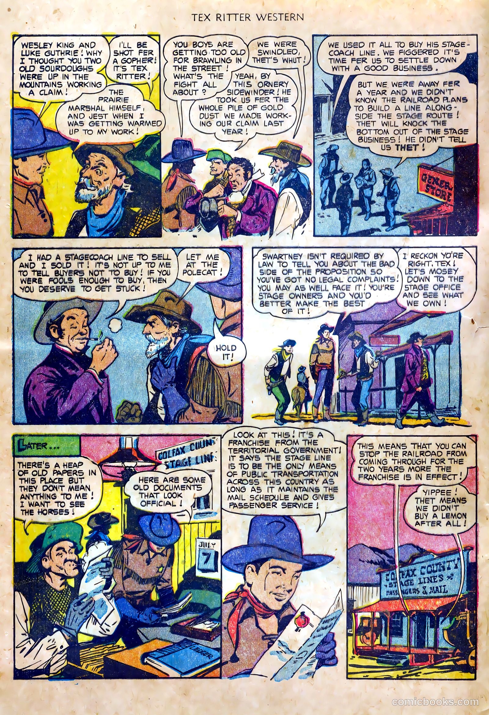 Tex Ritter Western #20 — page 4 of 36