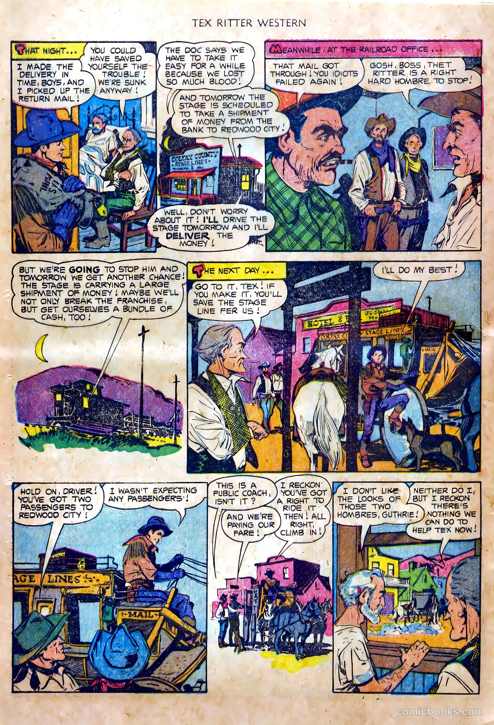 Tex Ritter Western #20 — page 8 of 36