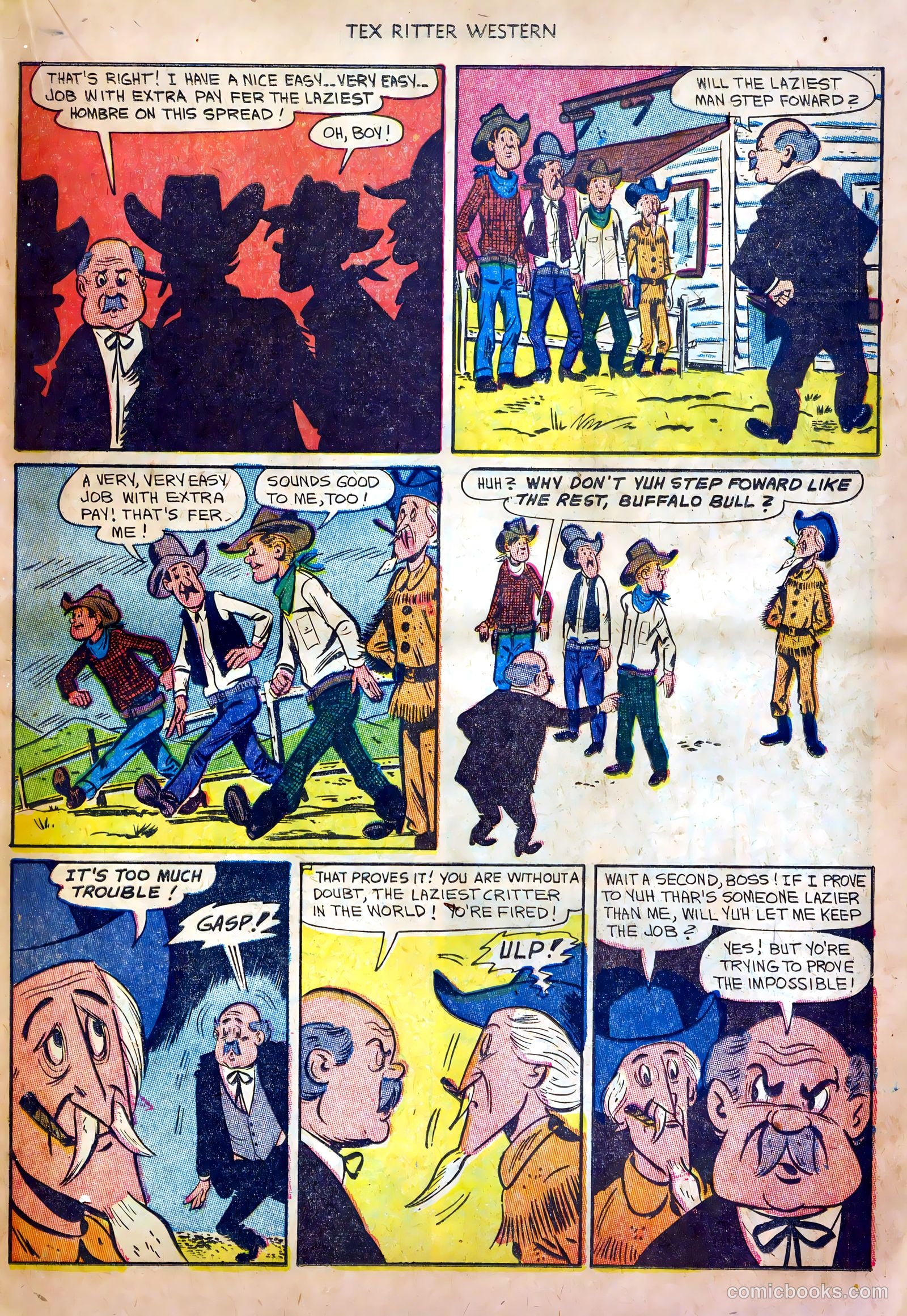 Tex Ritter Western #20 — page 19 of 36