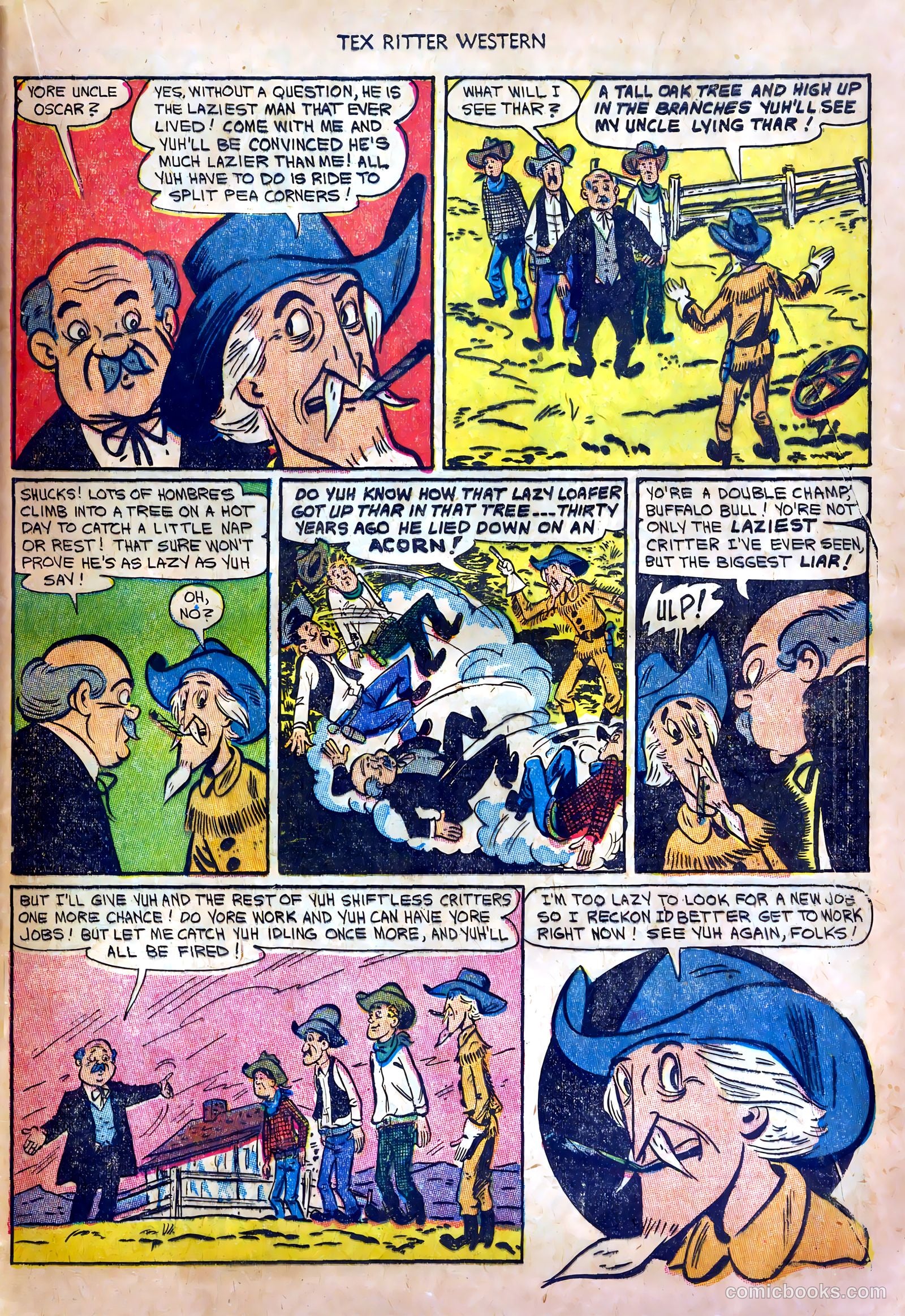 Tex Ritter Western #20 — page 21 of 36