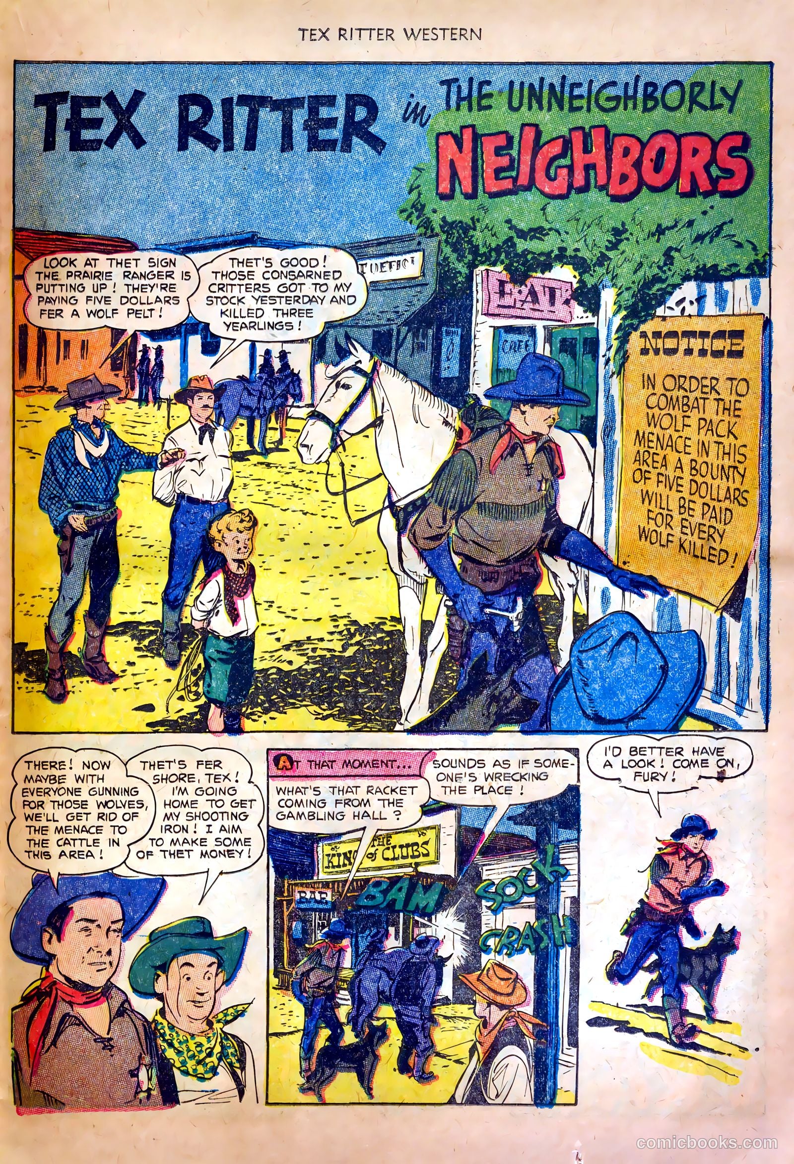 Tex Ritter Western #20 — page 23 of 36