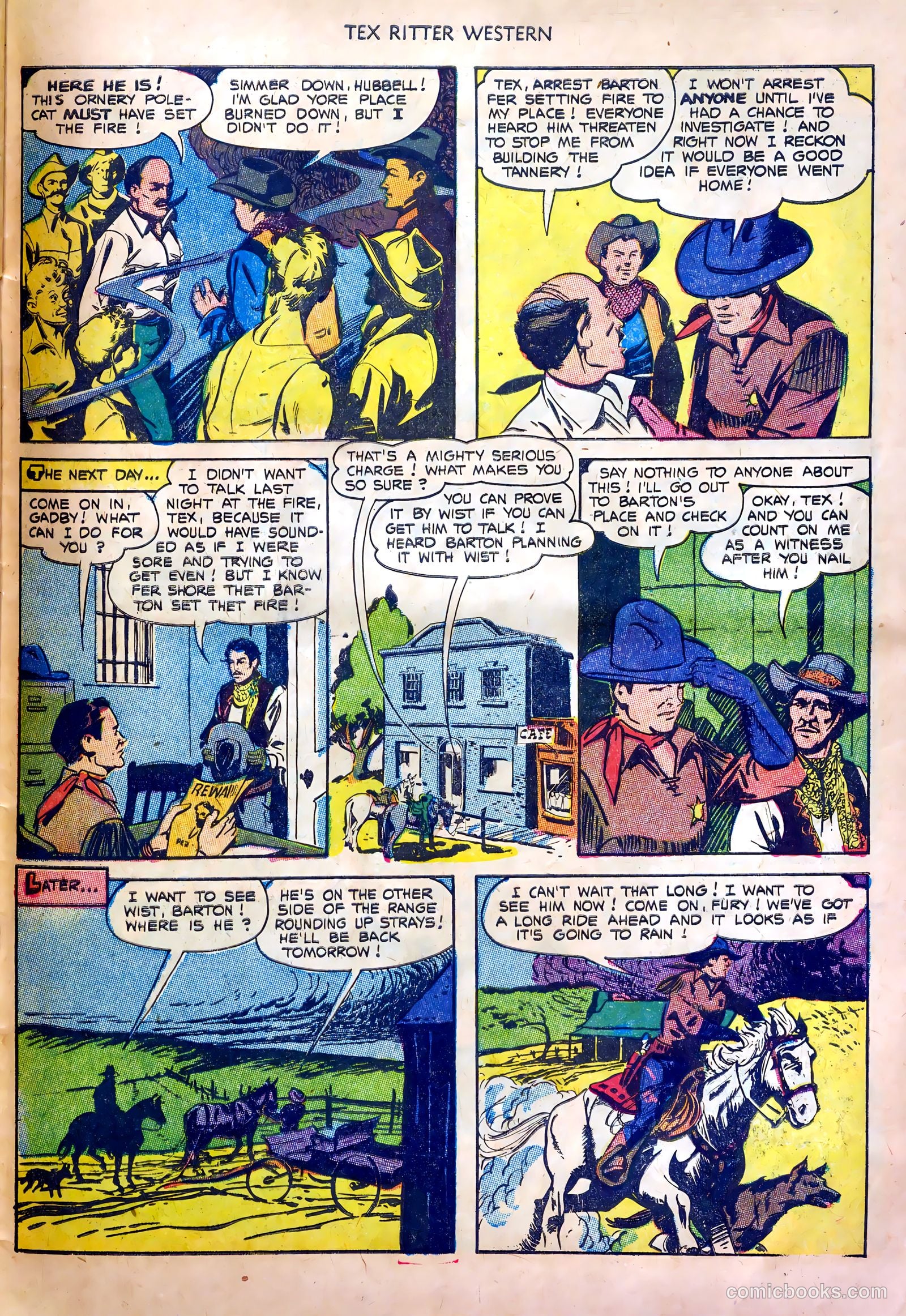 Tex Ritter Western #20 — page 27 of 36