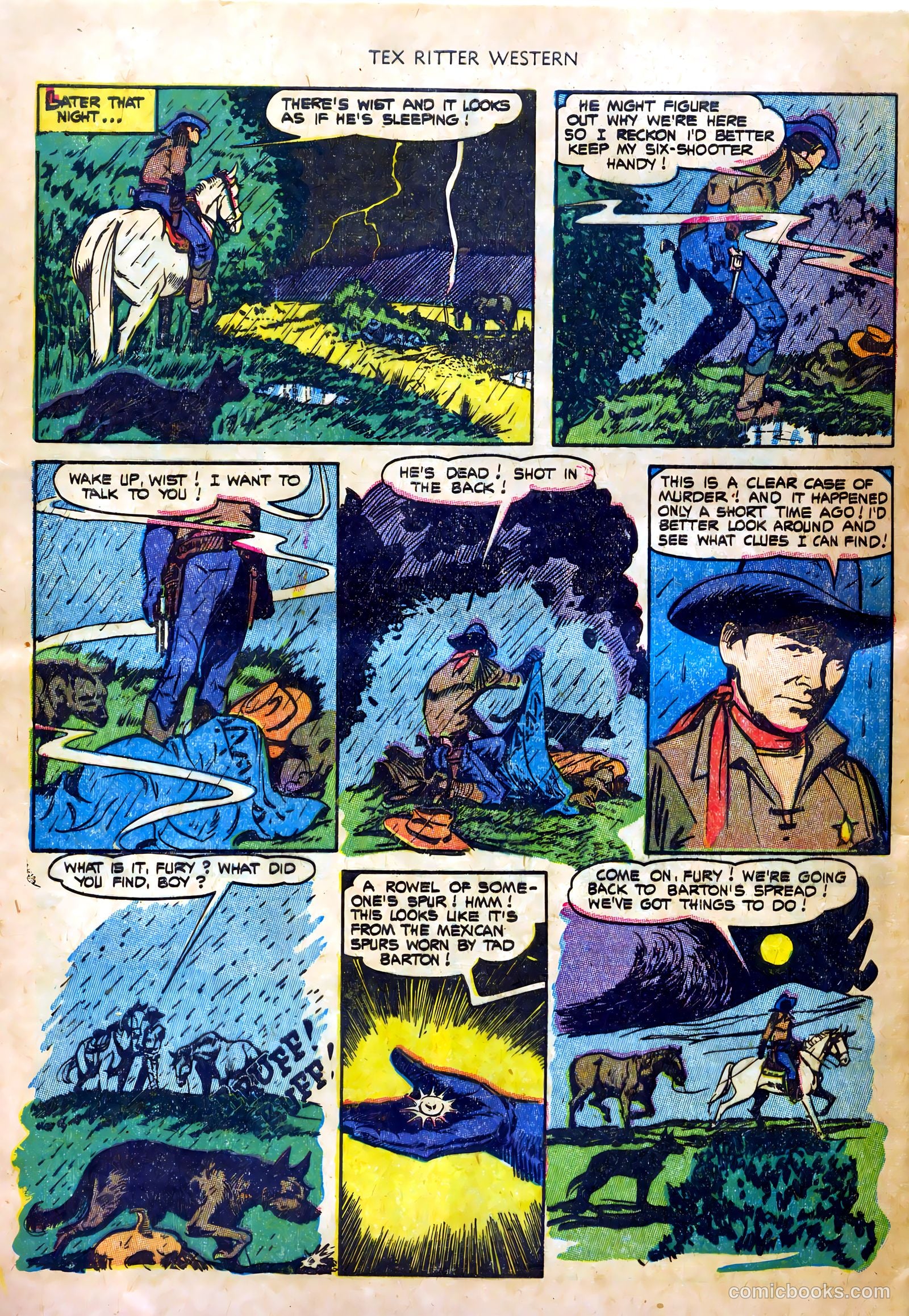 Tex Ritter Western #20 — page 28 of 36