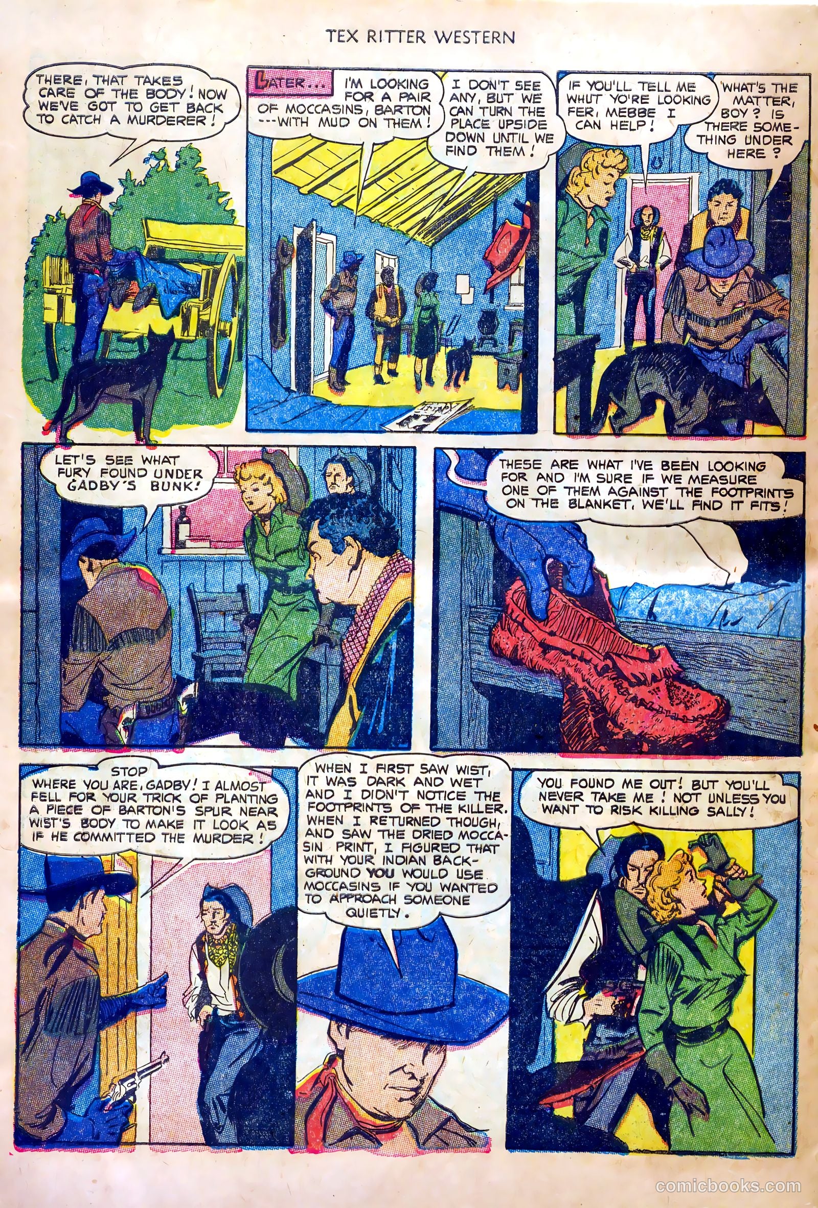 Tex Ritter Western #20 — page 30 of 36