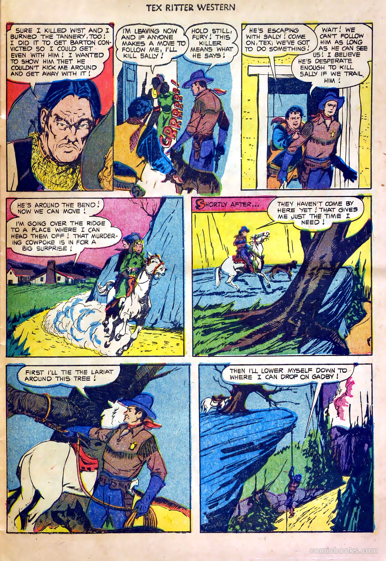 Tex Ritter Western #20 — page 31 of 36