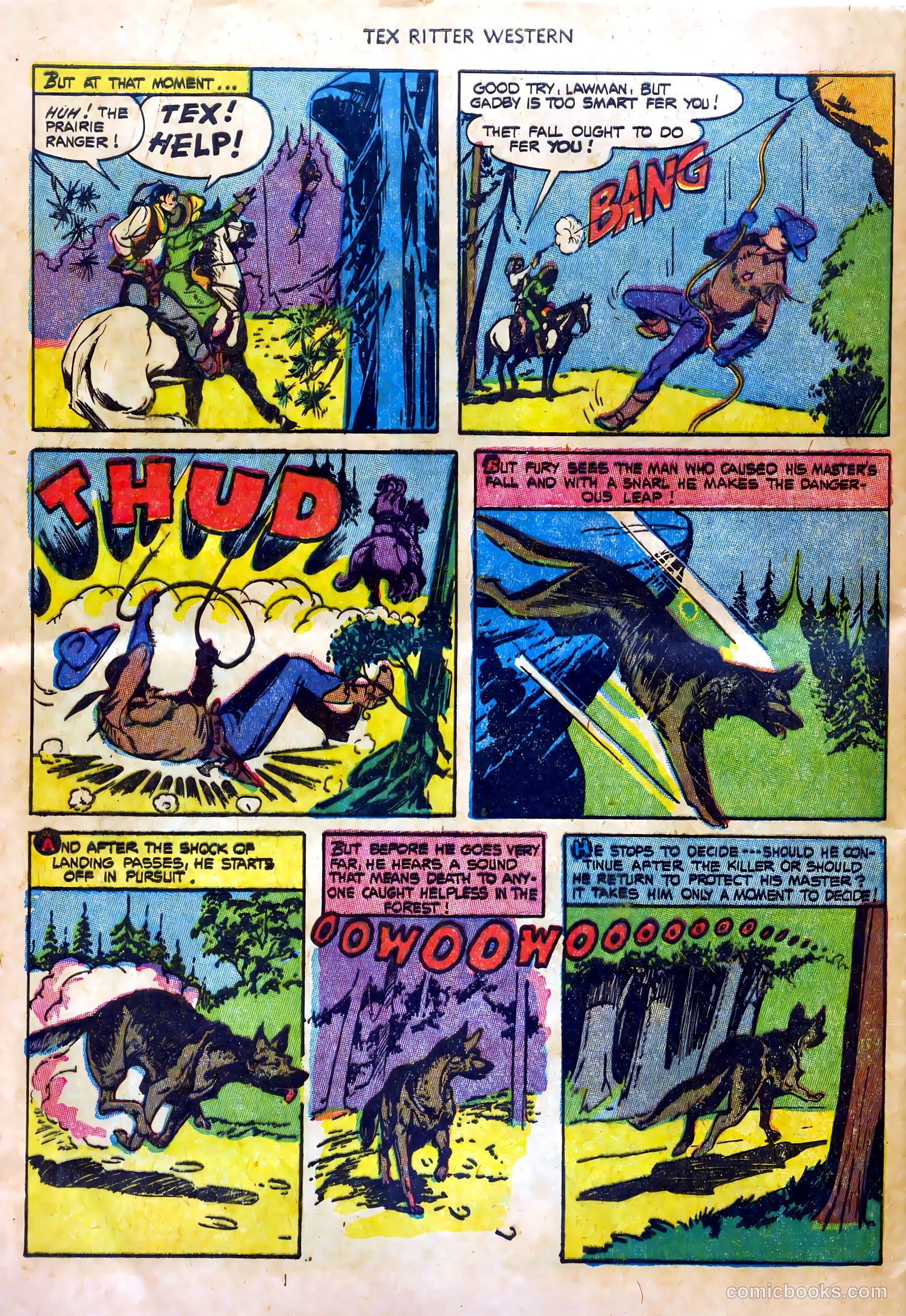 Tex Ritter Western #20 — page 32 of 36