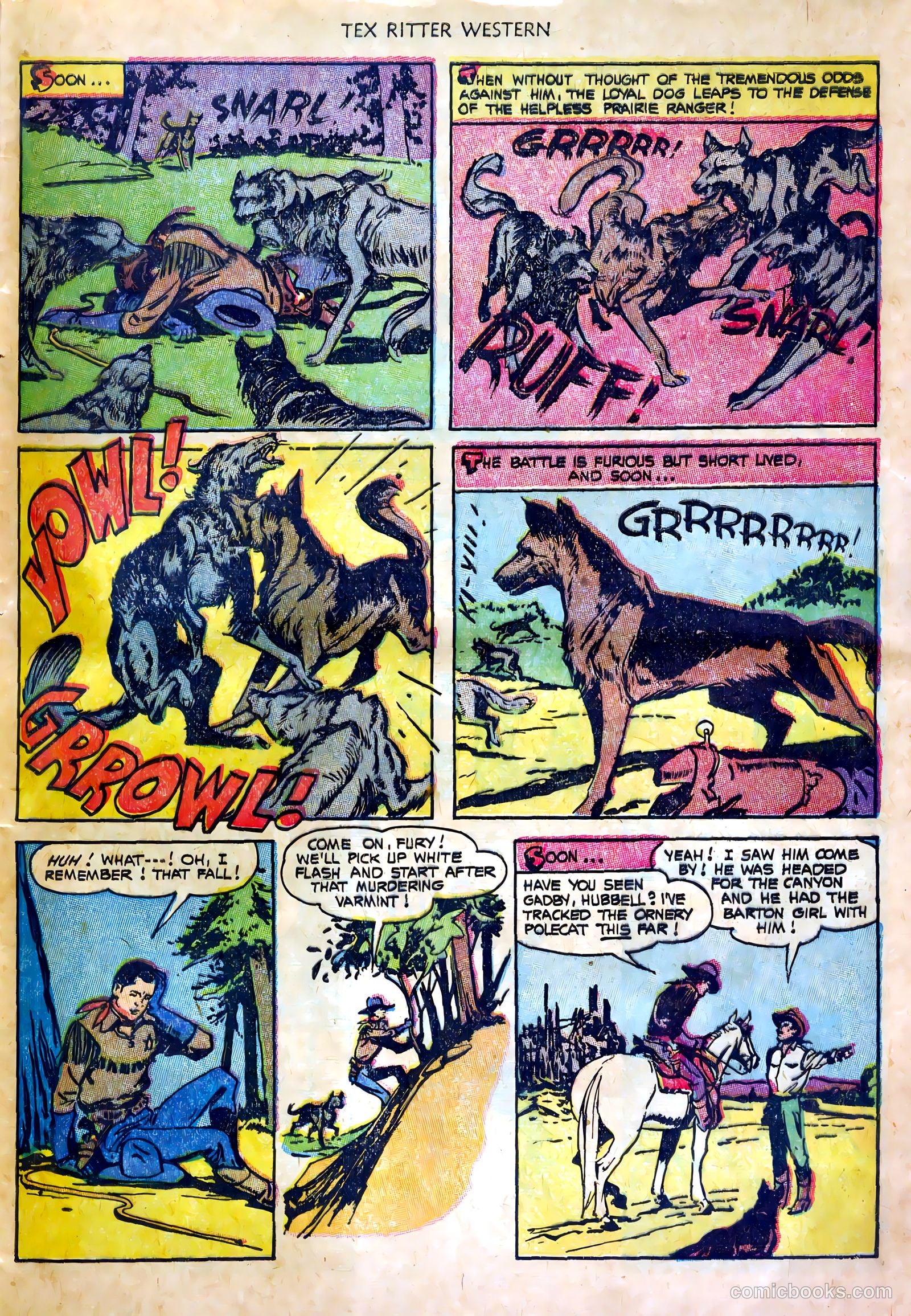 Tex Ritter Western #20 — page 33 of 36