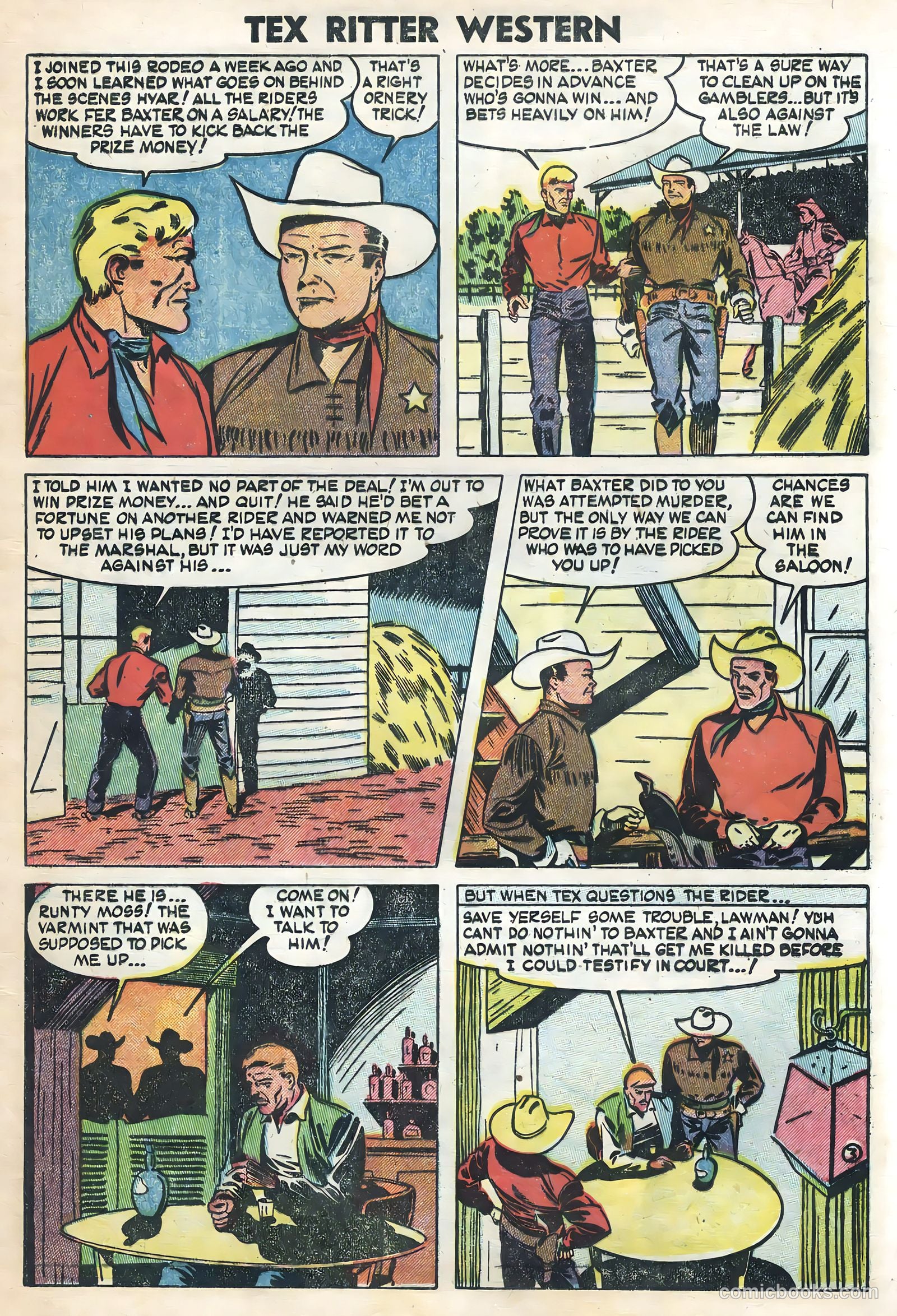 Tex Ritter Western #21 — page 5 of 36