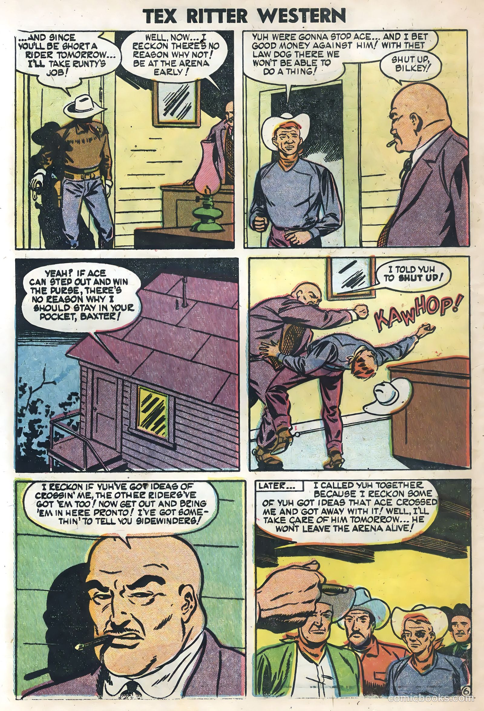 Tex Ritter Western #21 — page 8 of 36