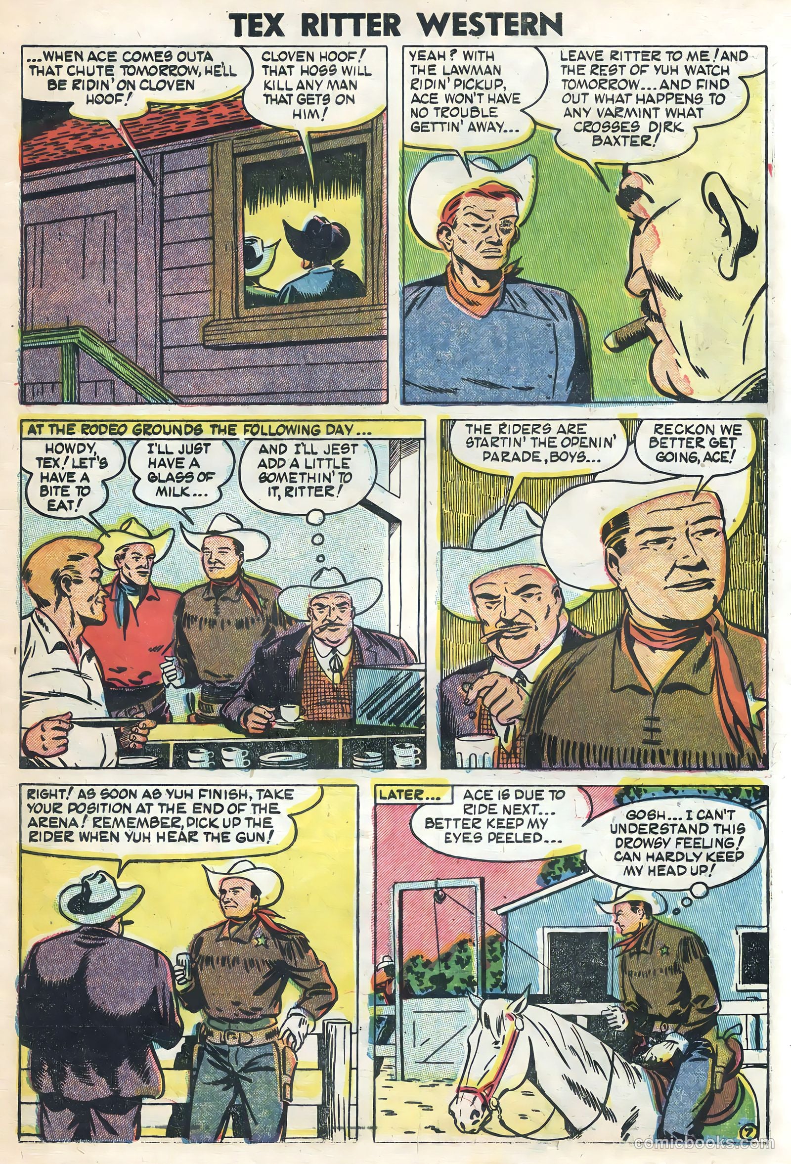 Tex Ritter Western #21 — page 9 of 36