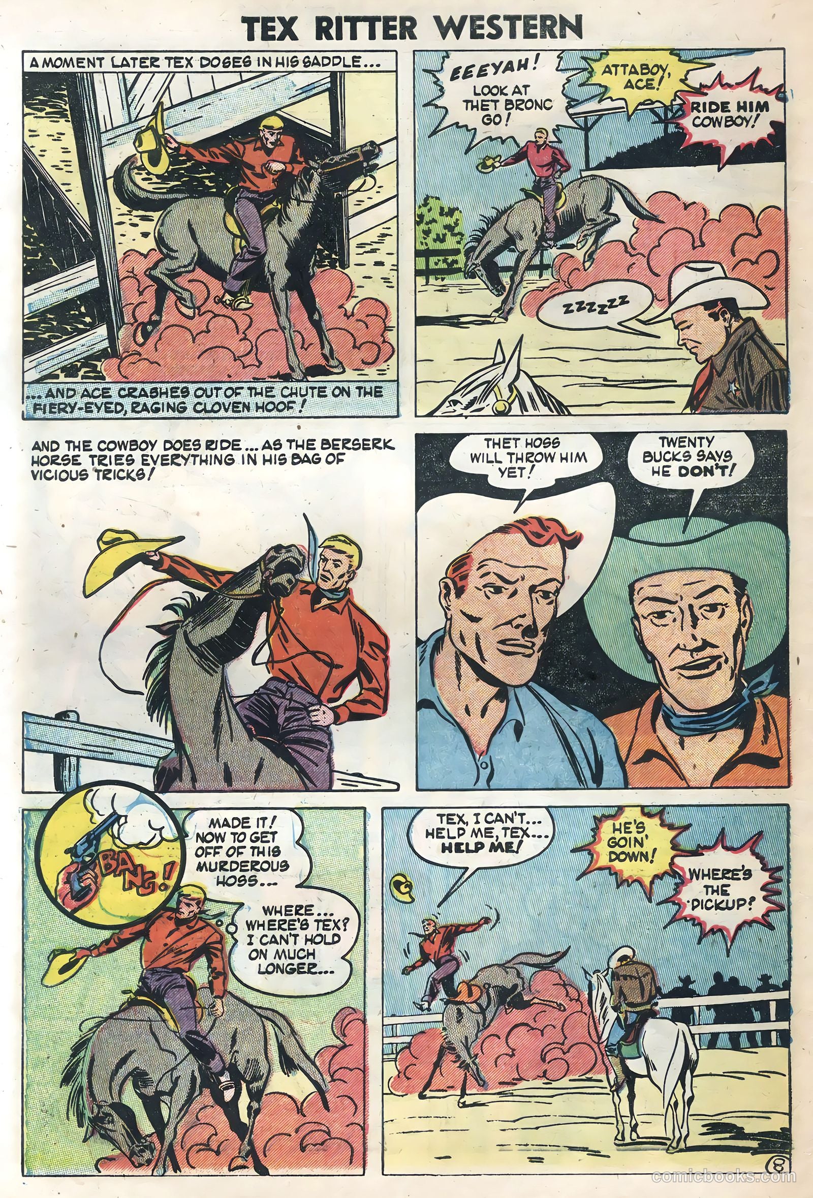 Tex Ritter Western #21 — page 10 of 36