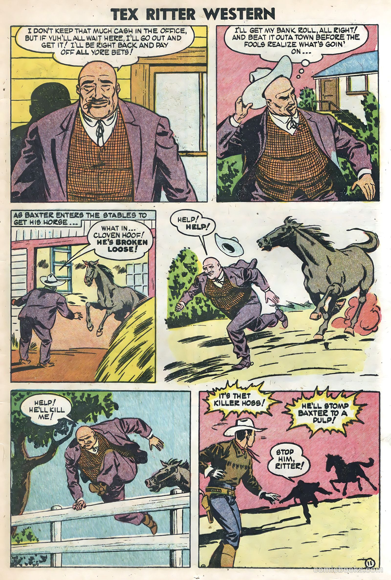 Tex Ritter Western #21 — page 13 of 36