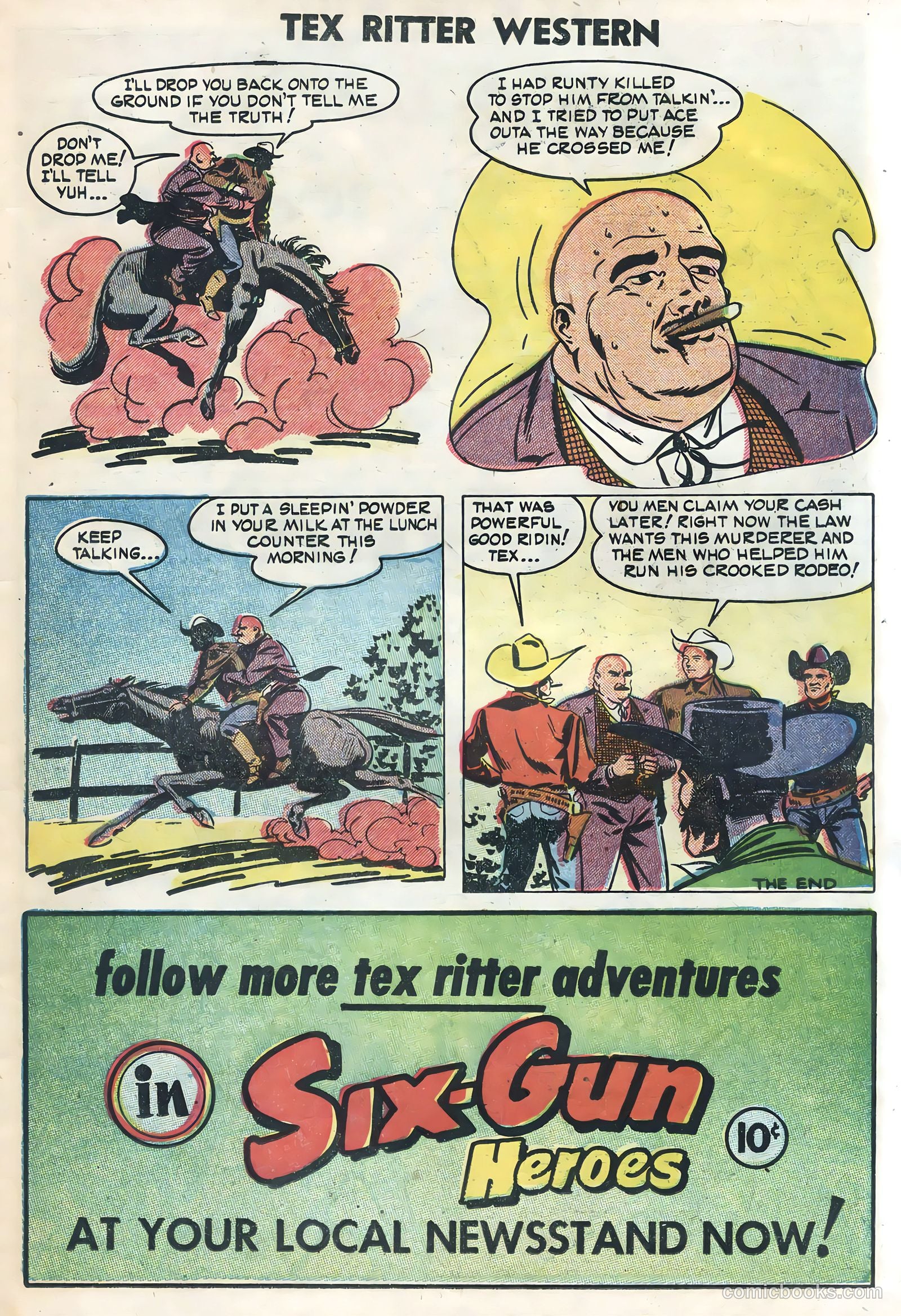 Tex Ritter Western #21 — page 15 of 36