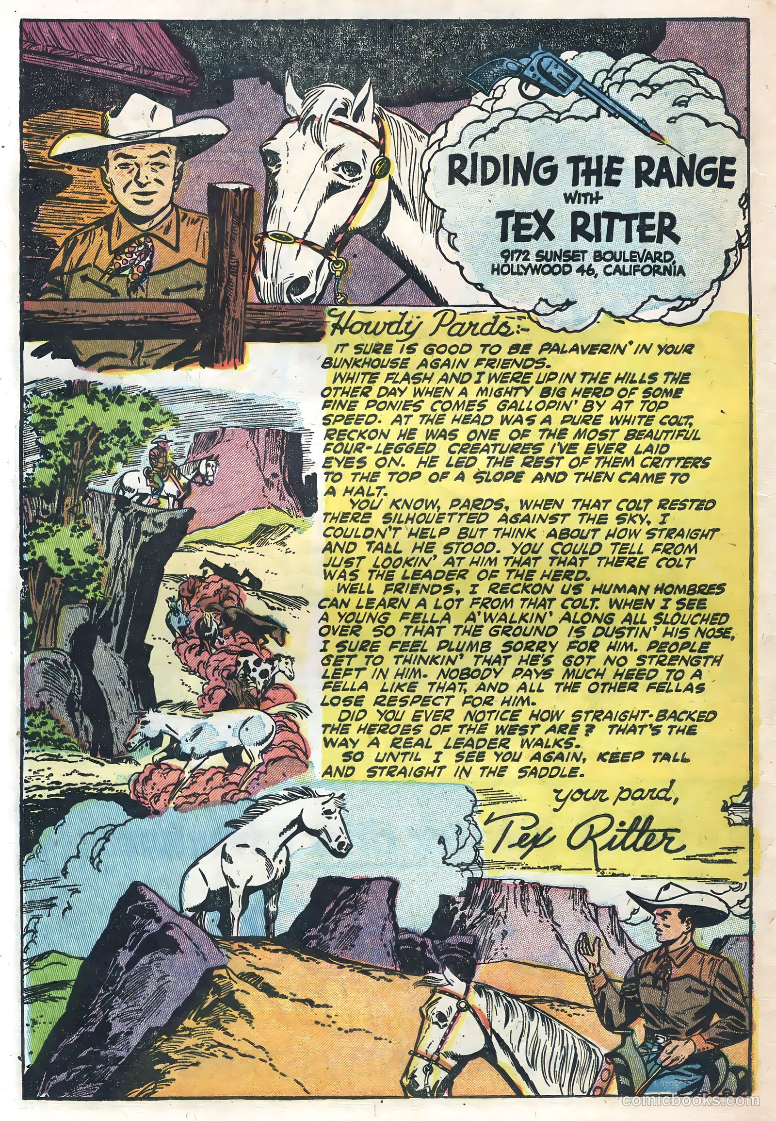 Tex Ritter Western #21 — page 16 of 36