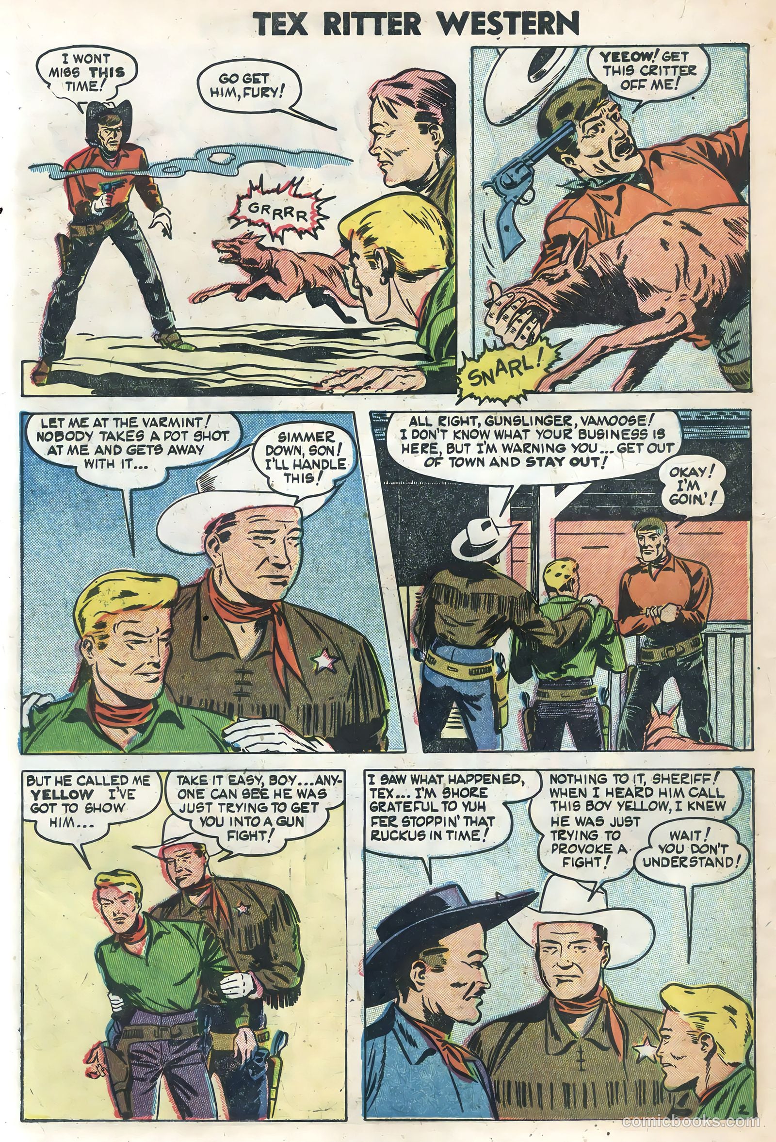 Tex Ritter Western #21 — page 18 of 36