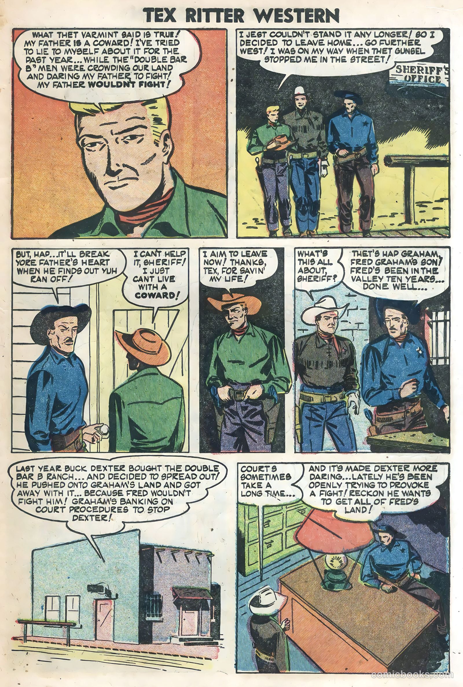 Tex Ritter Western #21 — page 19 of 36