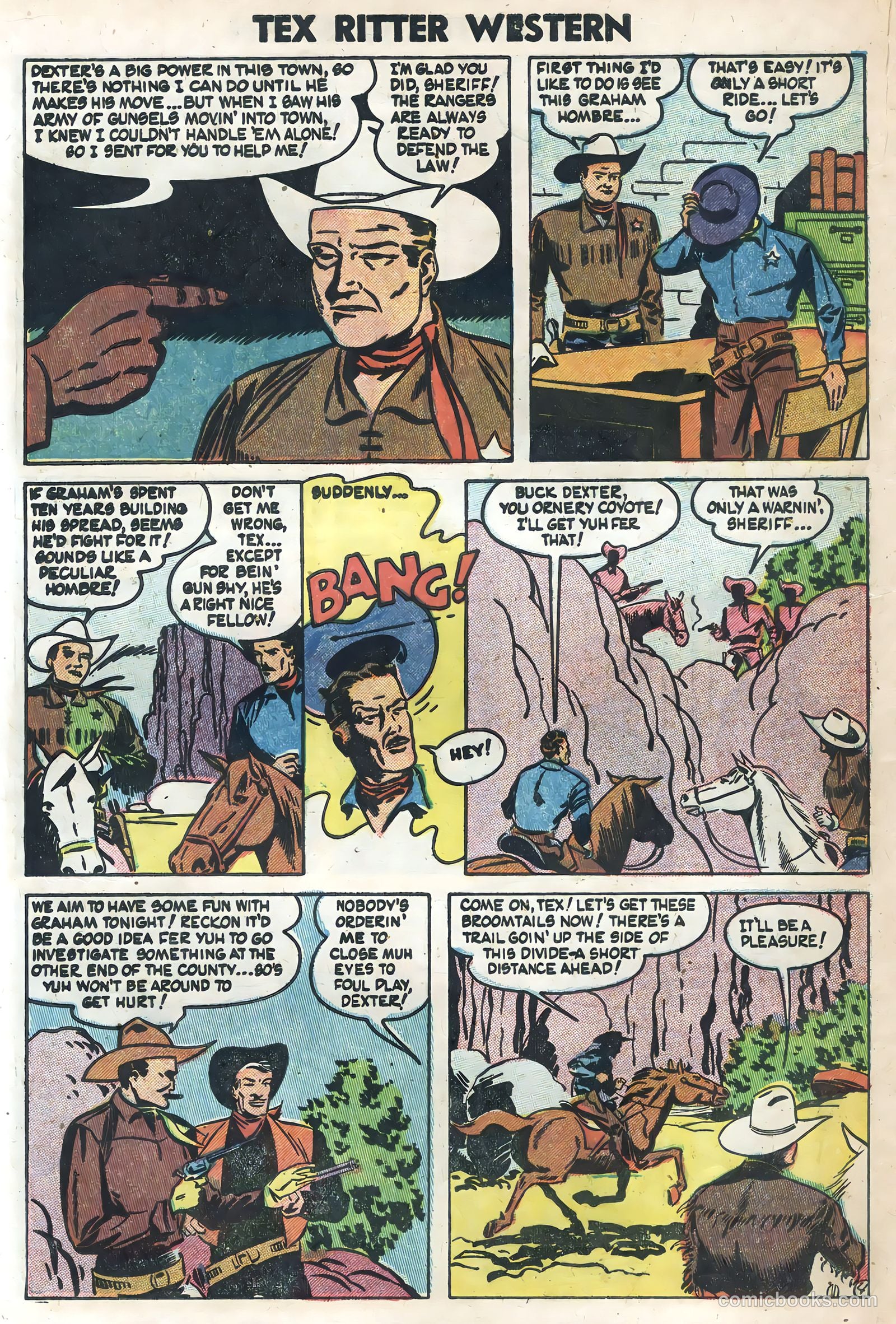 Tex Ritter Western #21 — page 20 of 36