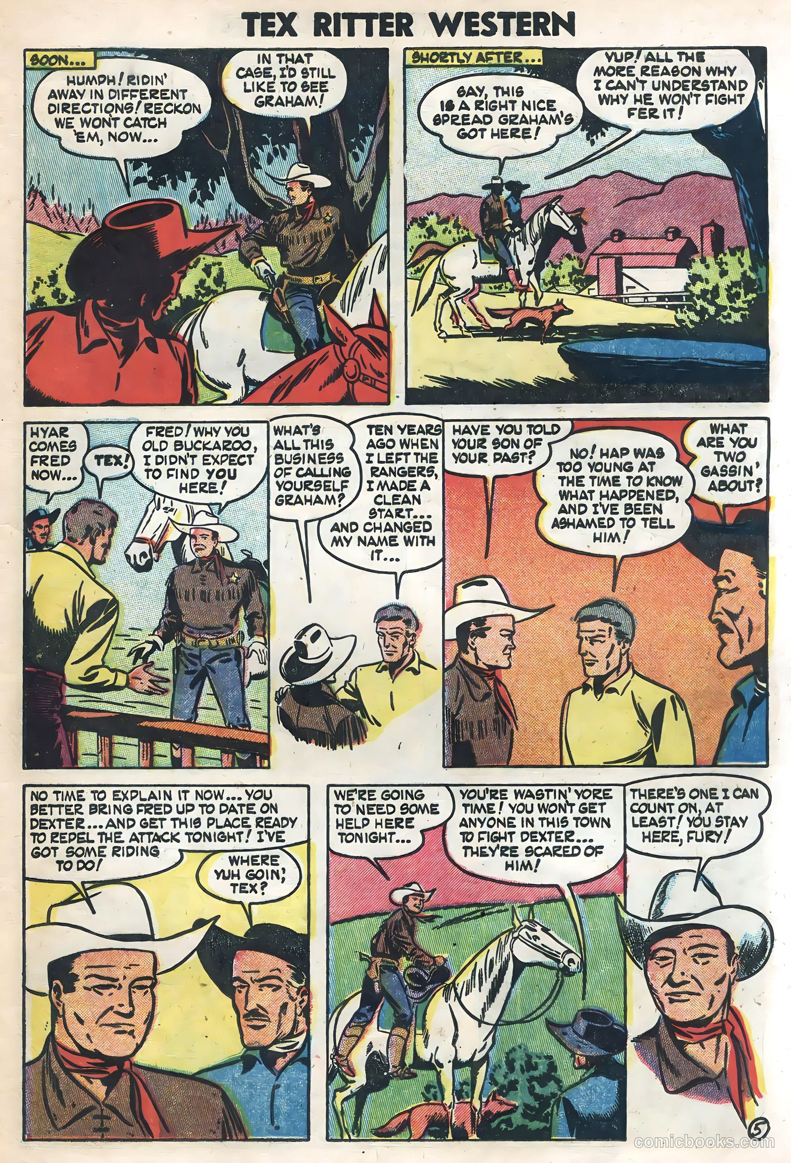 Tex Ritter Western #21 — page 21 of 36
