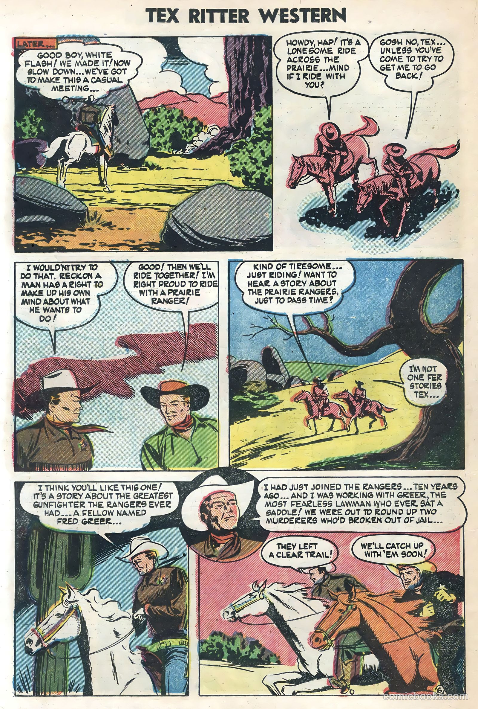 Tex Ritter Western #21 — page 22 of 36