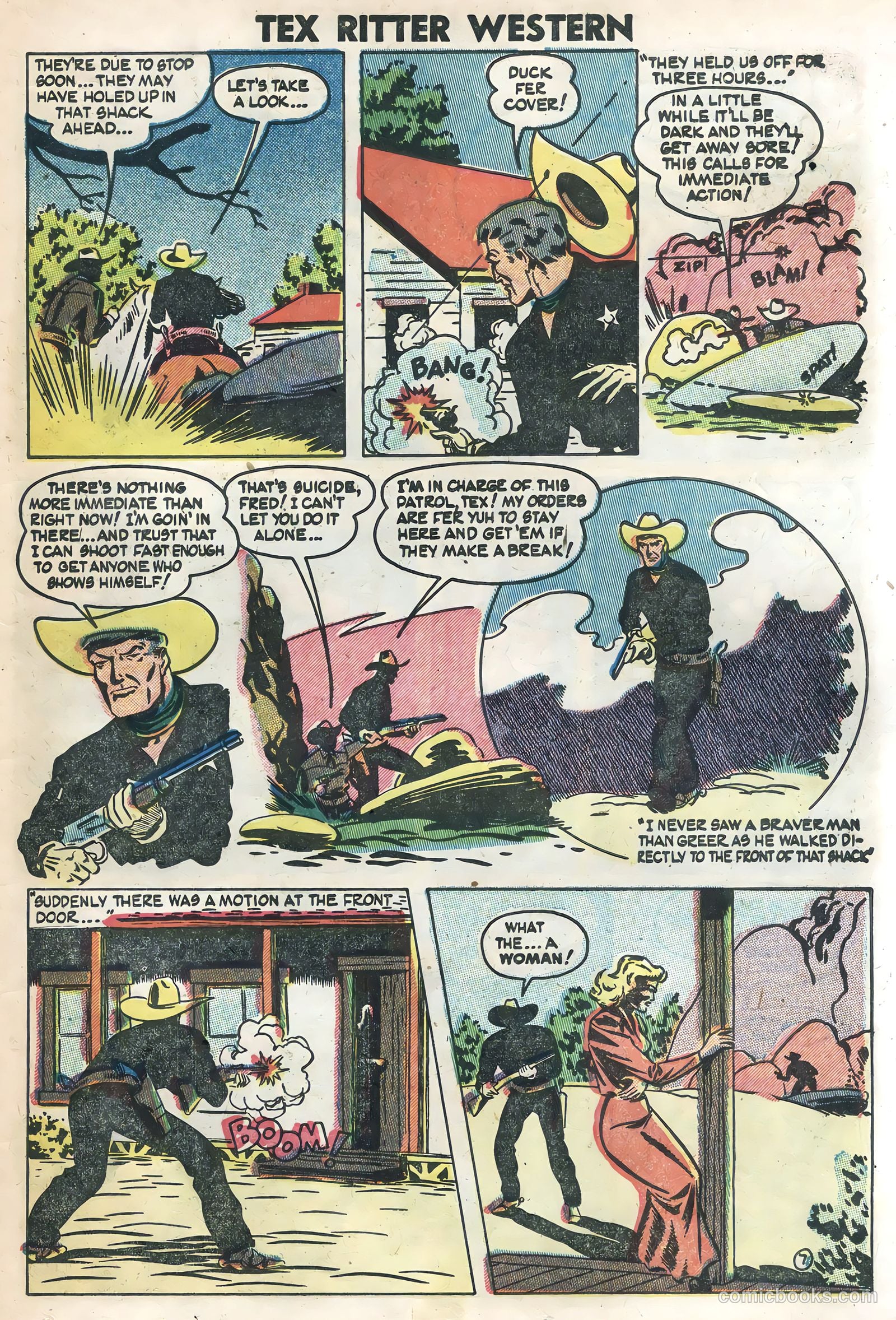 Tex Ritter Western #21 — page 23 of 36