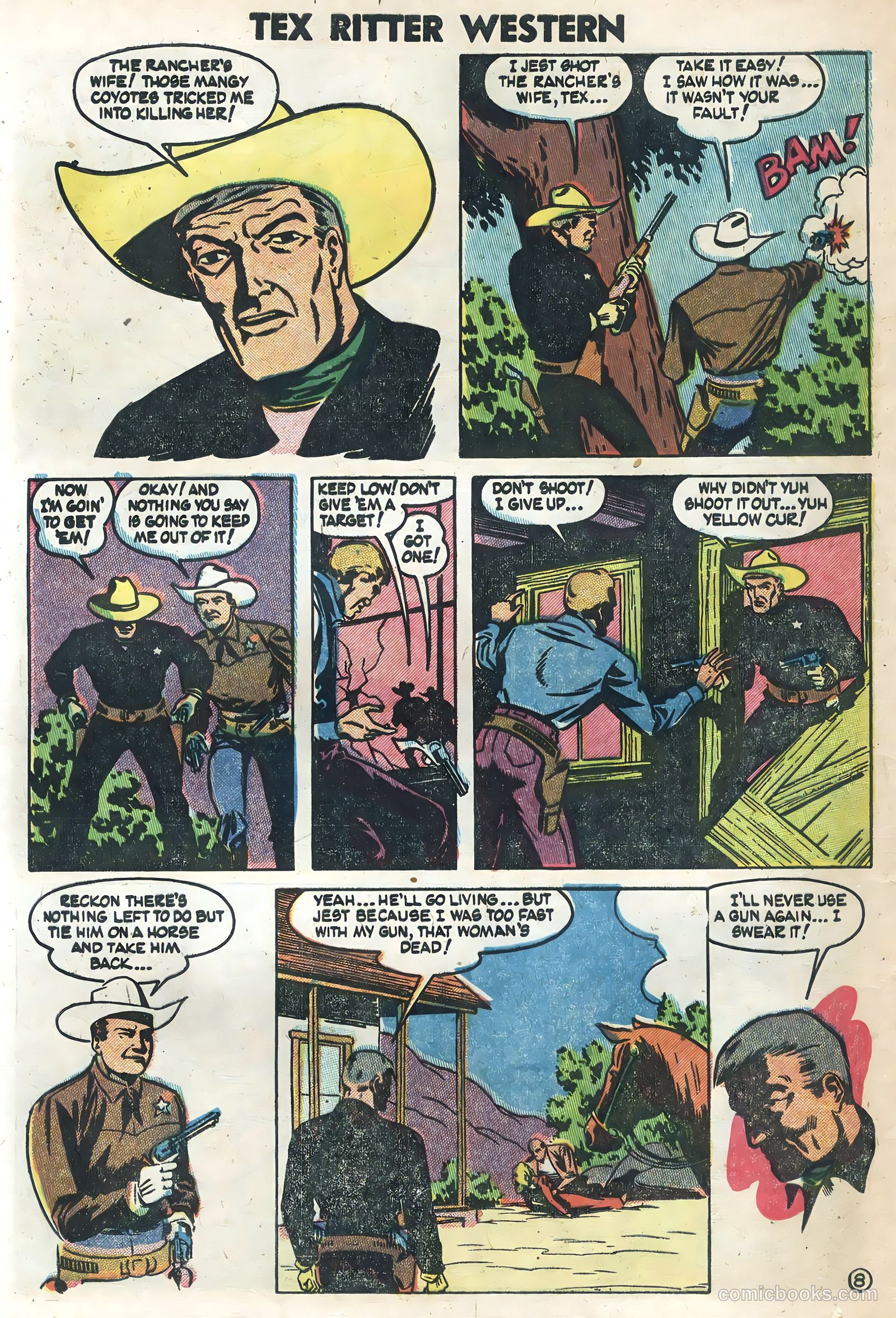 Tex Ritter Western #21 — page 24 of 36