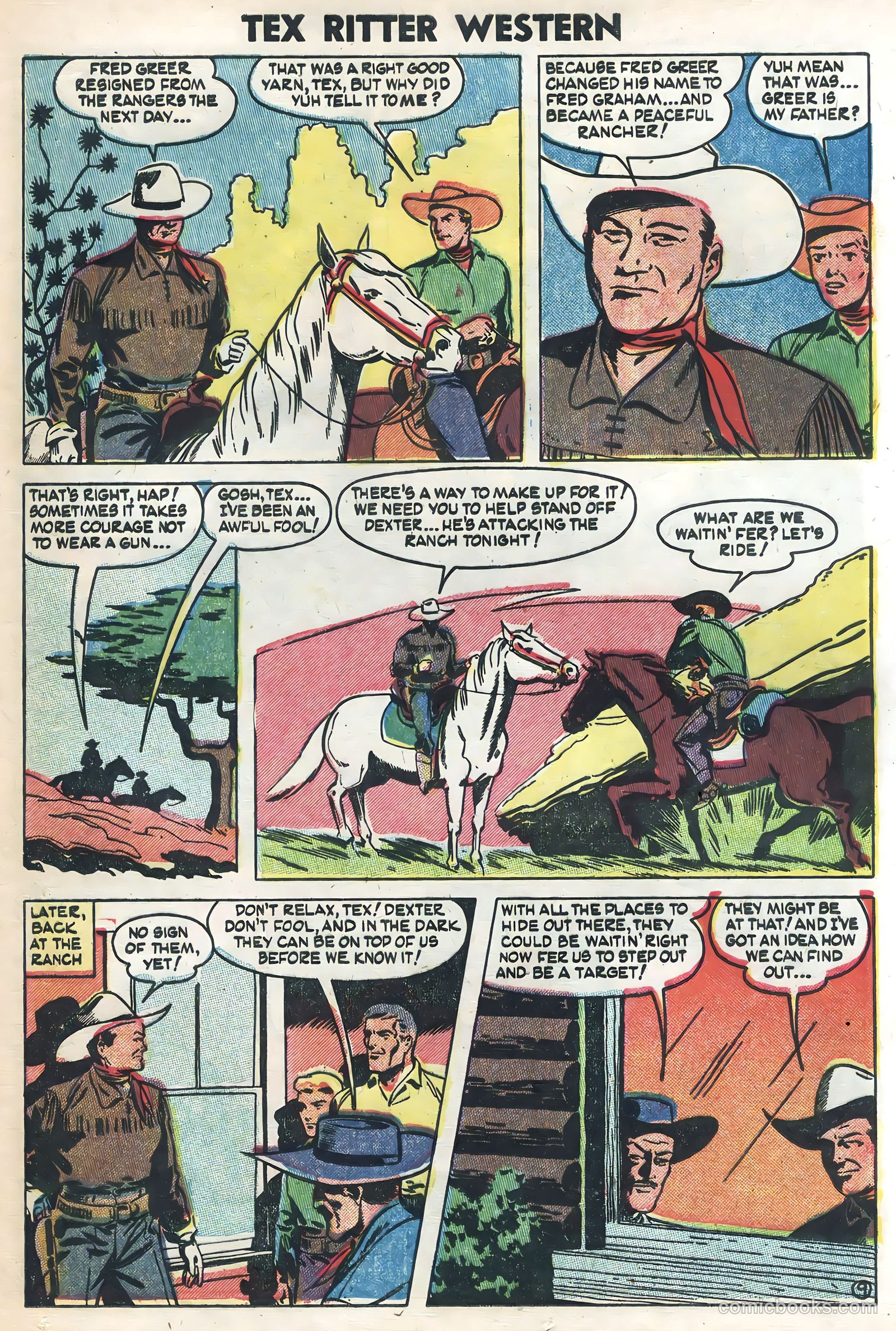 Tex Ritter Western #21 — page 25 of 36