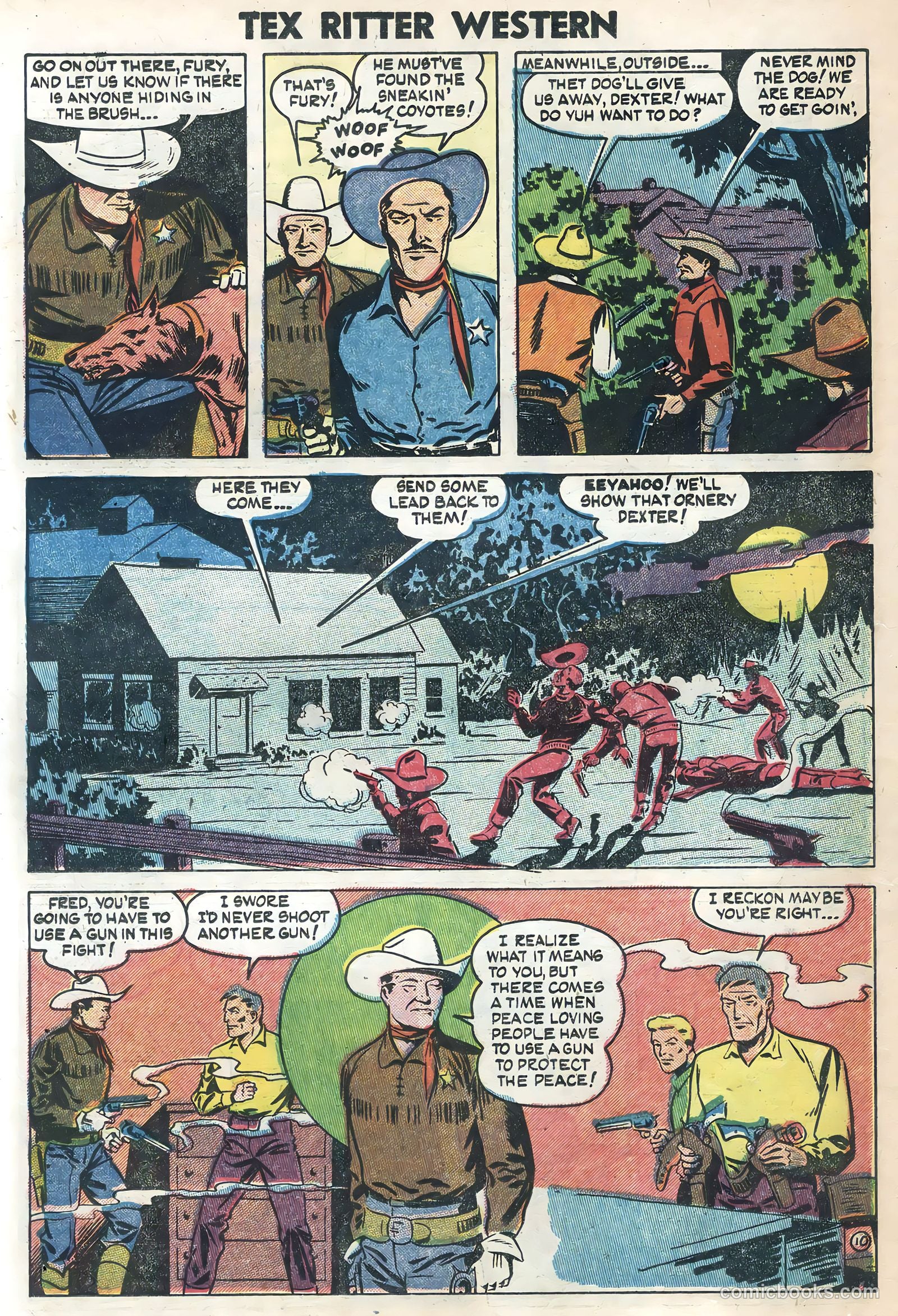 Tex Ritter Western #21 — page 26 of 36