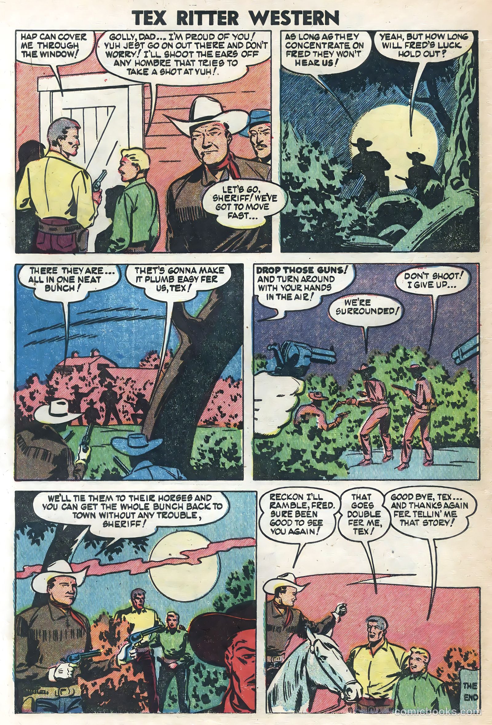 Tex Ritter Western #21 — page 28 of 36