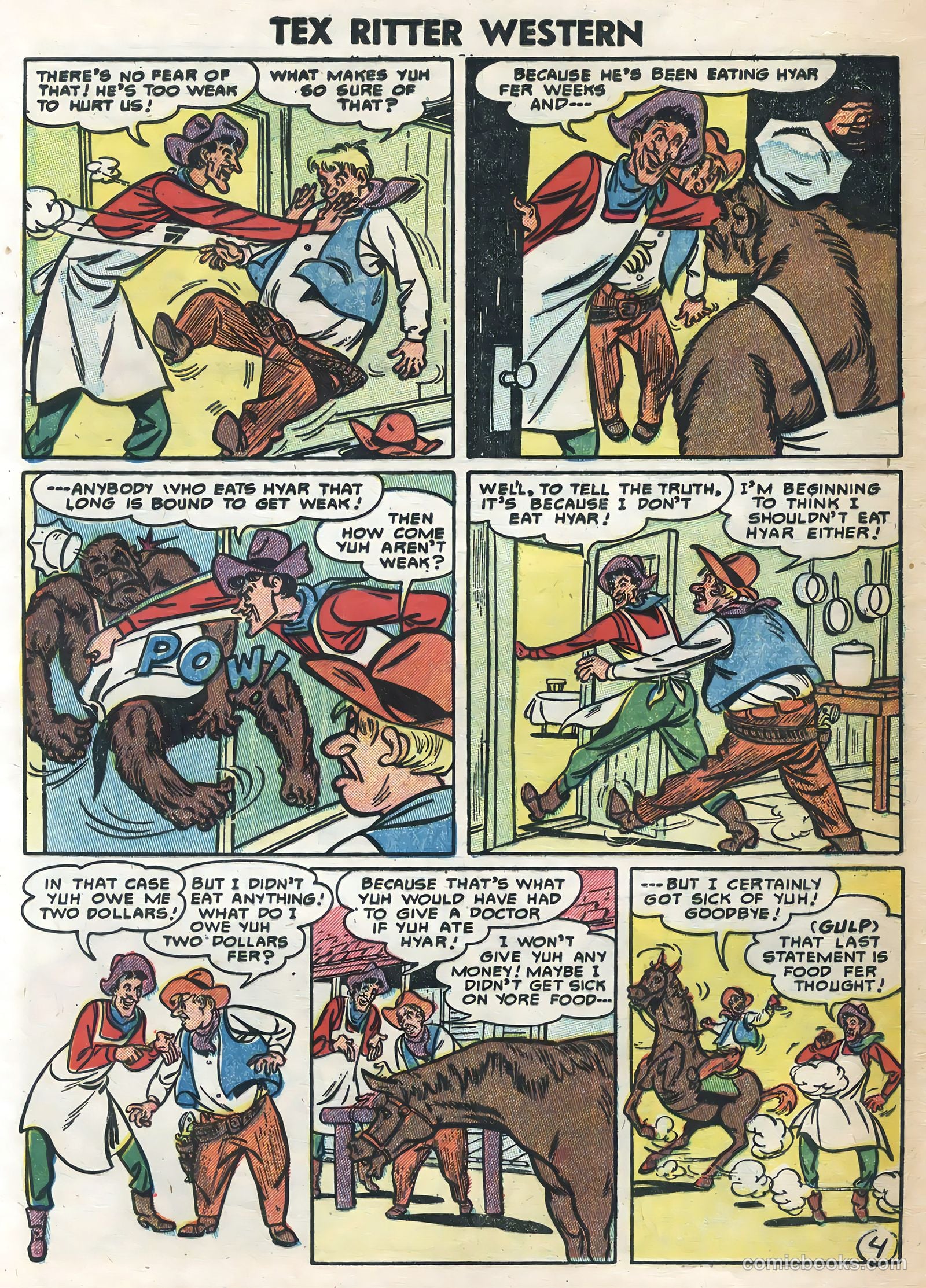 Tex Ritter Western #21 — page 32 of 36