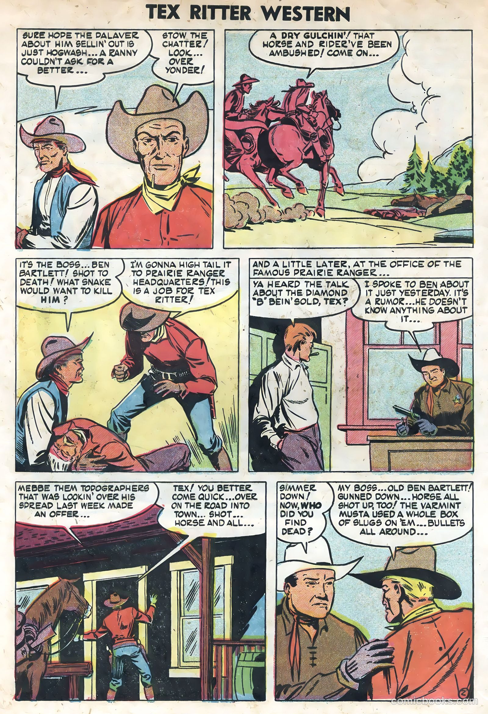 Tex Ritter Western #22 — page 4 of 36