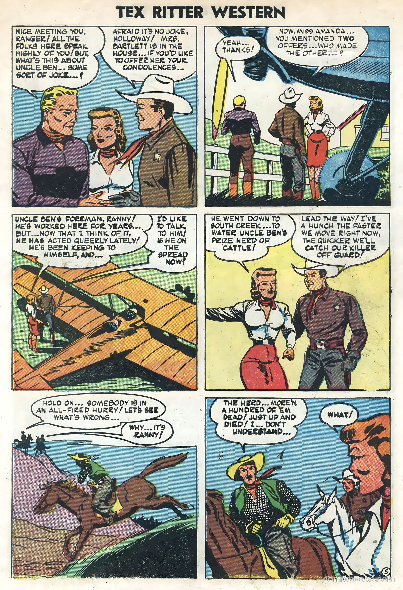 Tex Ritter Western #22 — page 7 of 36