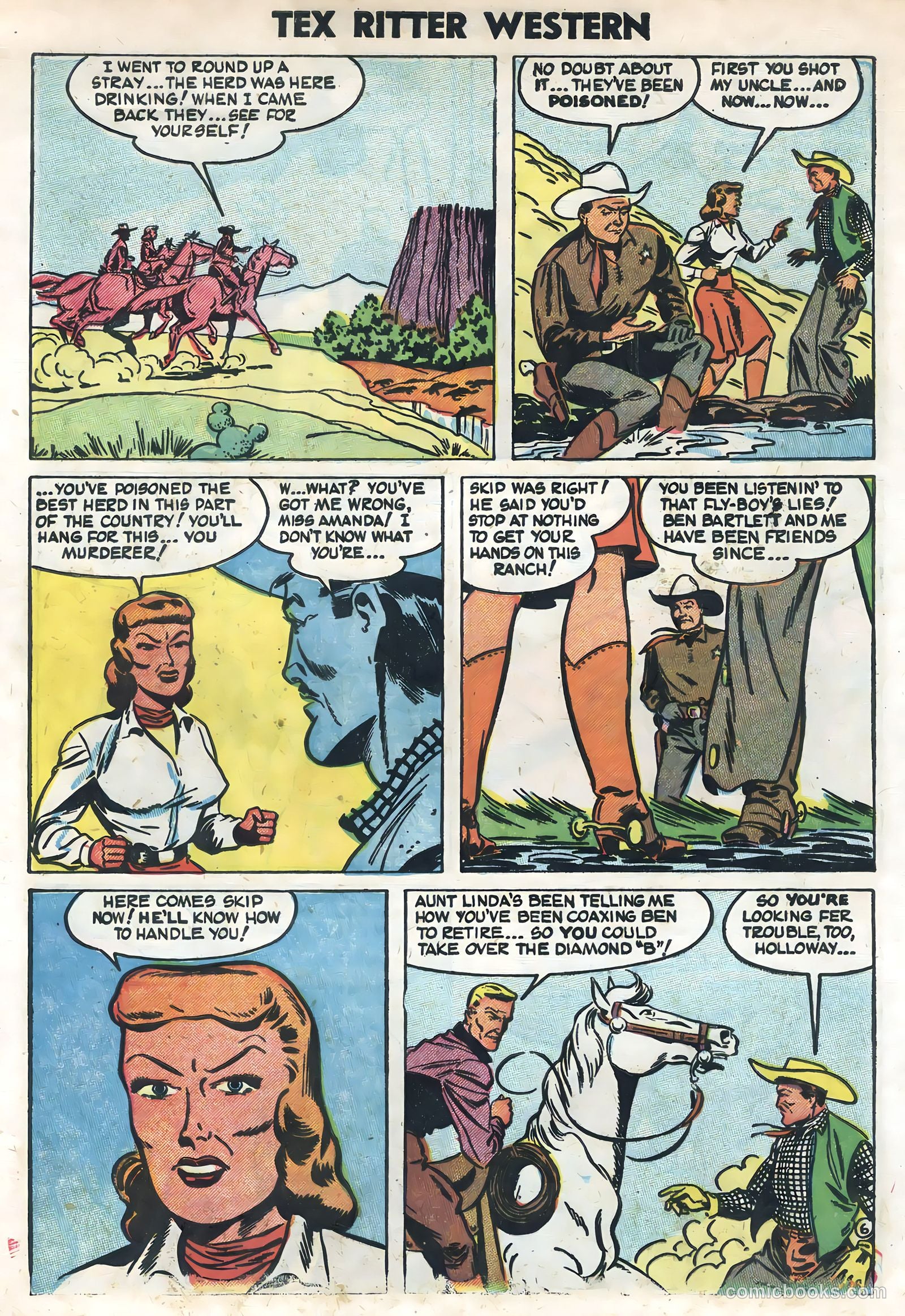 Tex Ritter Western #22 — page 8 of 36