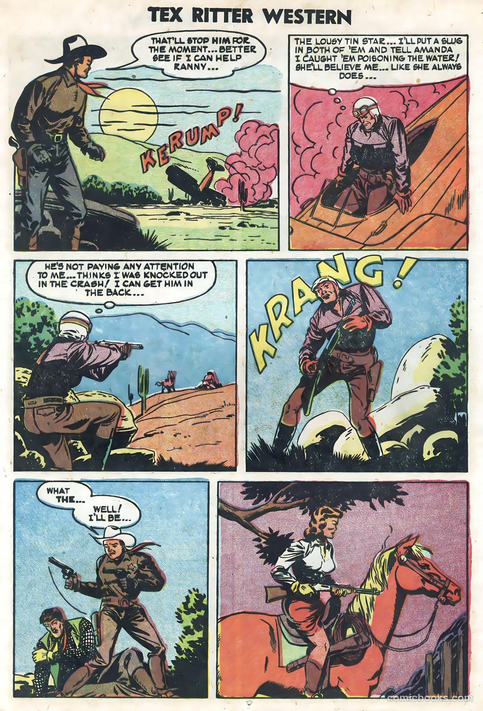 Tex Ritter Western #22 — page 13 of 36