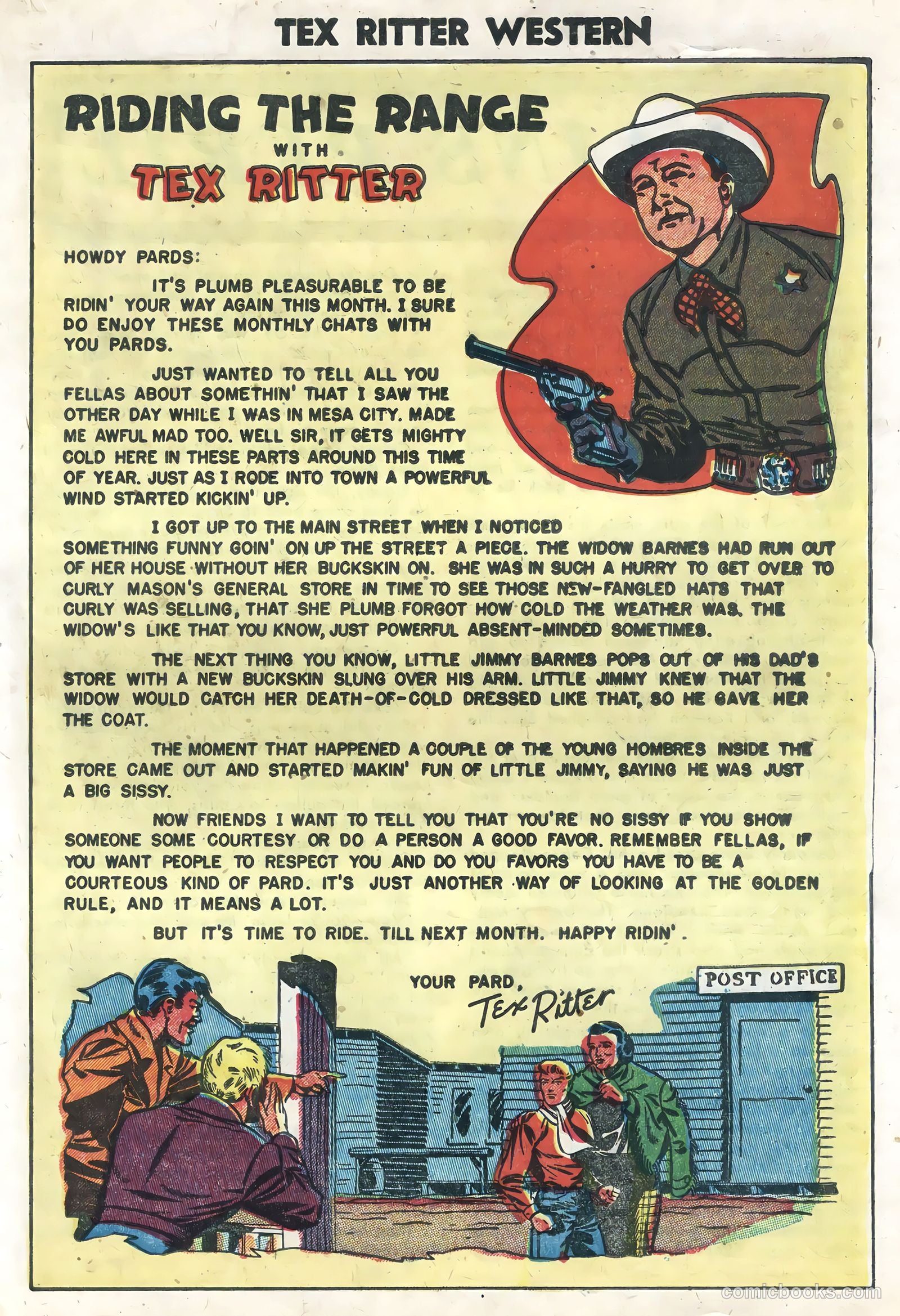 Tex Ritter Western #22 — page 19 of 36