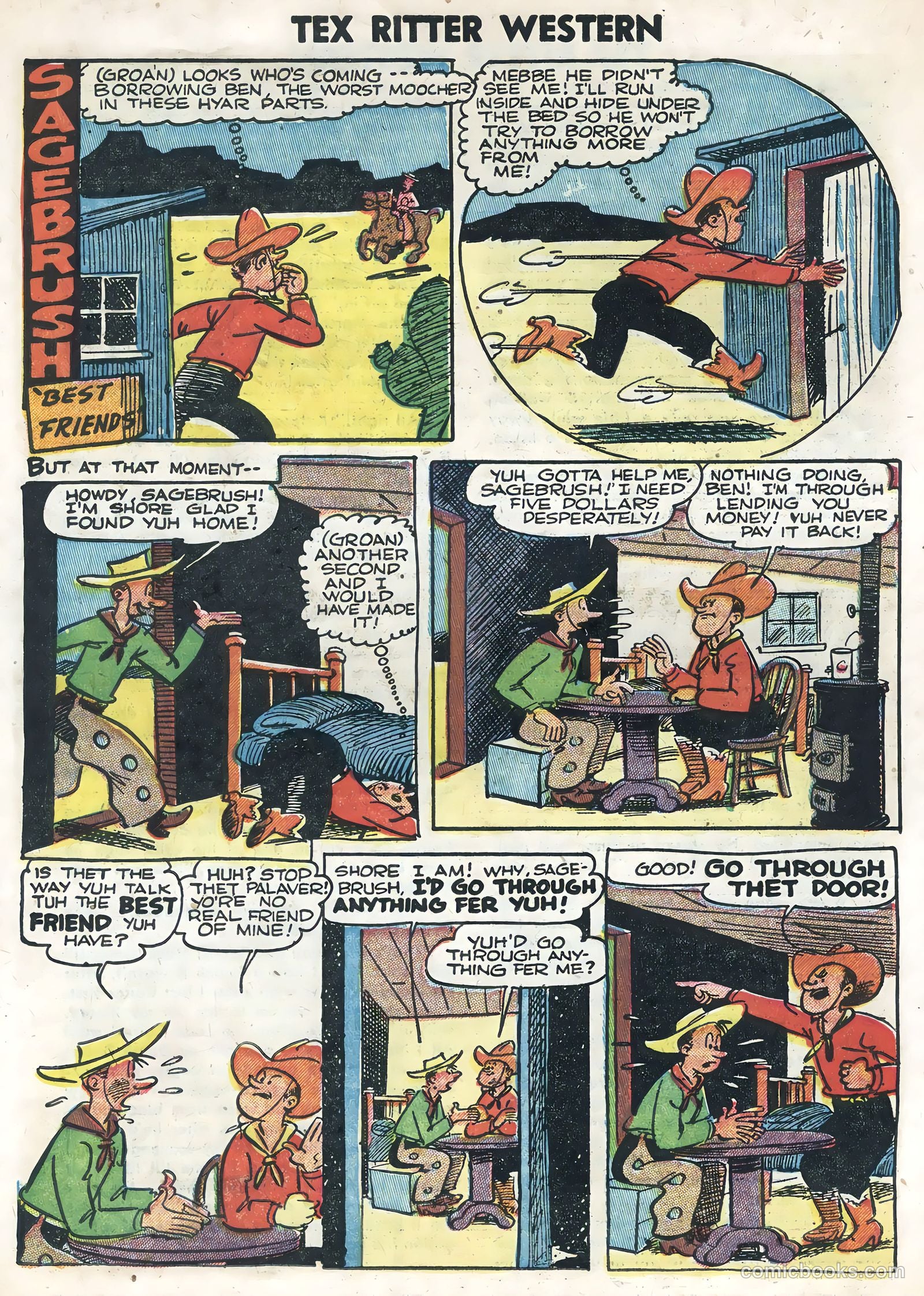 Tex Ritter Western #22 — page 22 of 36