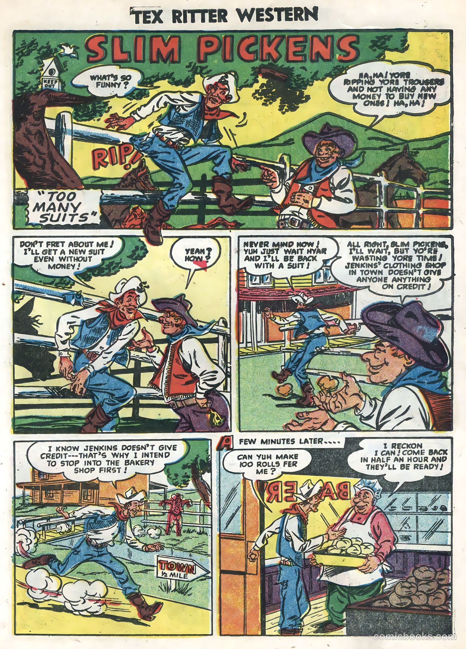 Tex Ritter Western #22 — page 23 of 36