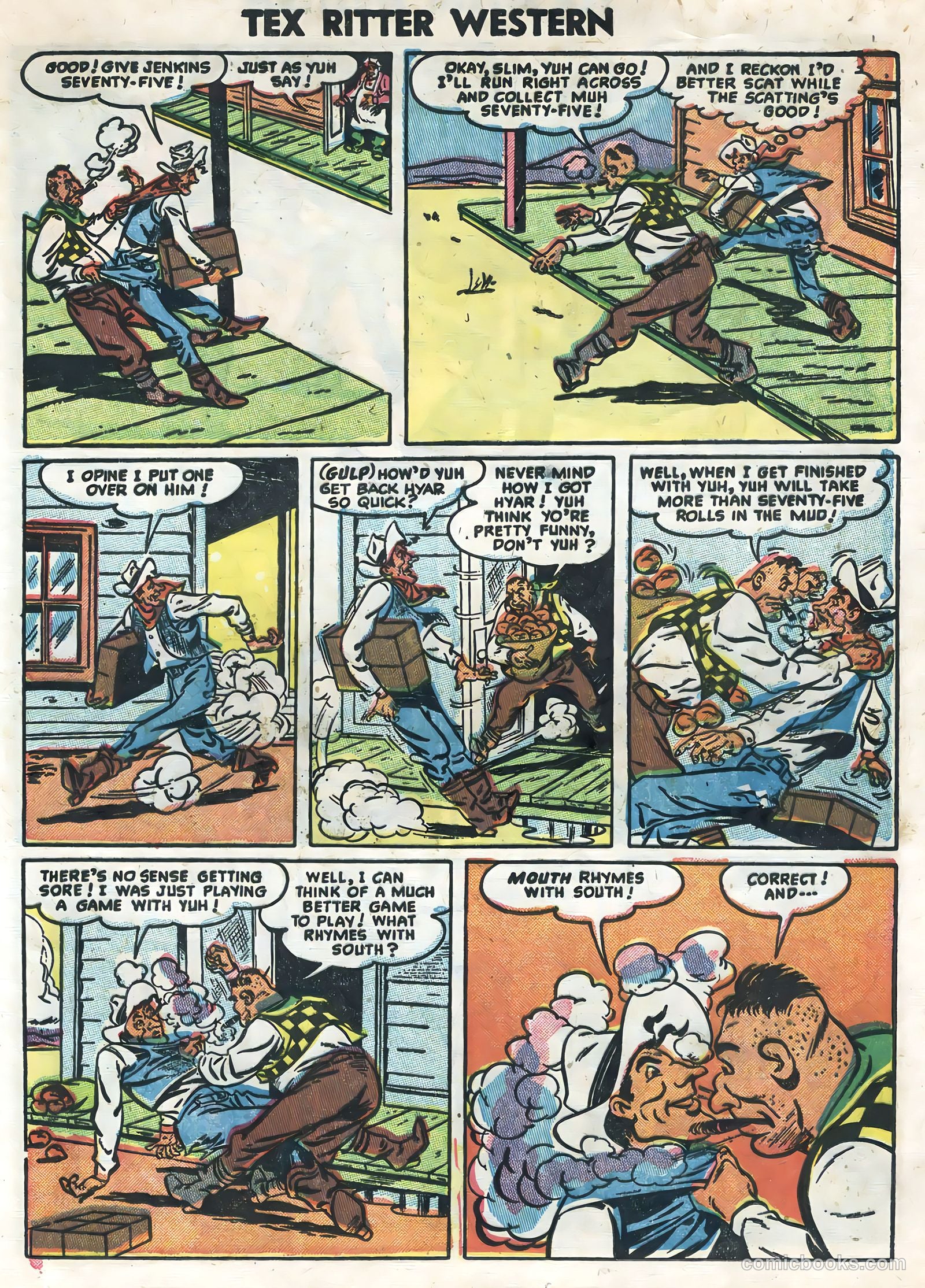 Tex Ritter Western #22 — page 25 of 36
