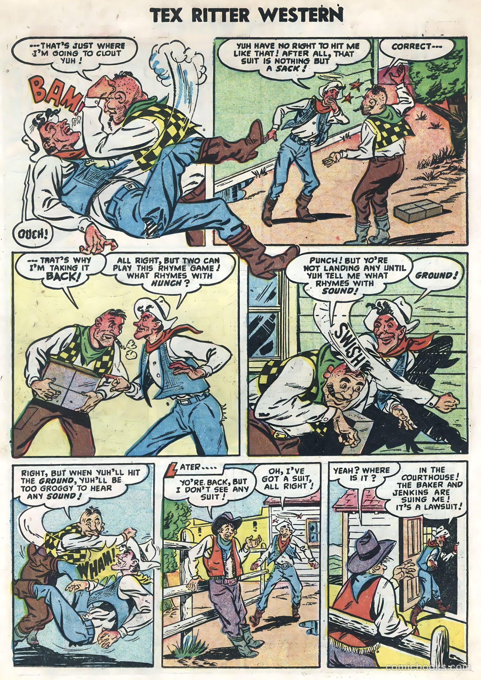 Tex Ritter Western #22 — page 26 of 36