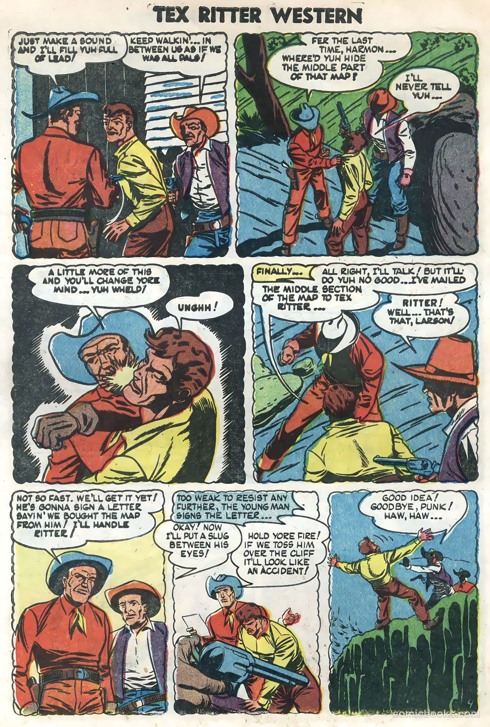 Tex Ritter Western #22 — page 30 of 36
