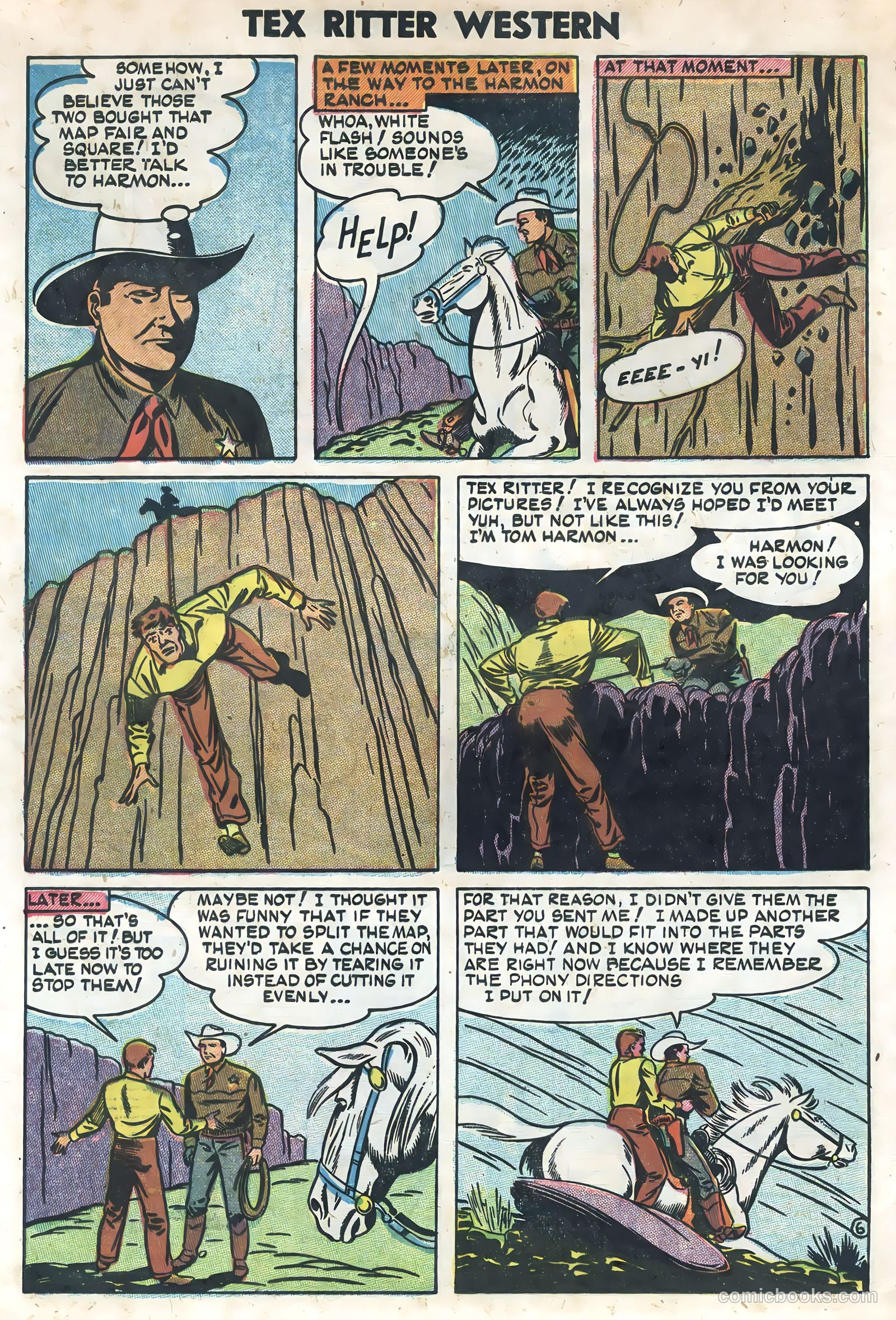 Tex Ritter Western #22 — page 32 of 36