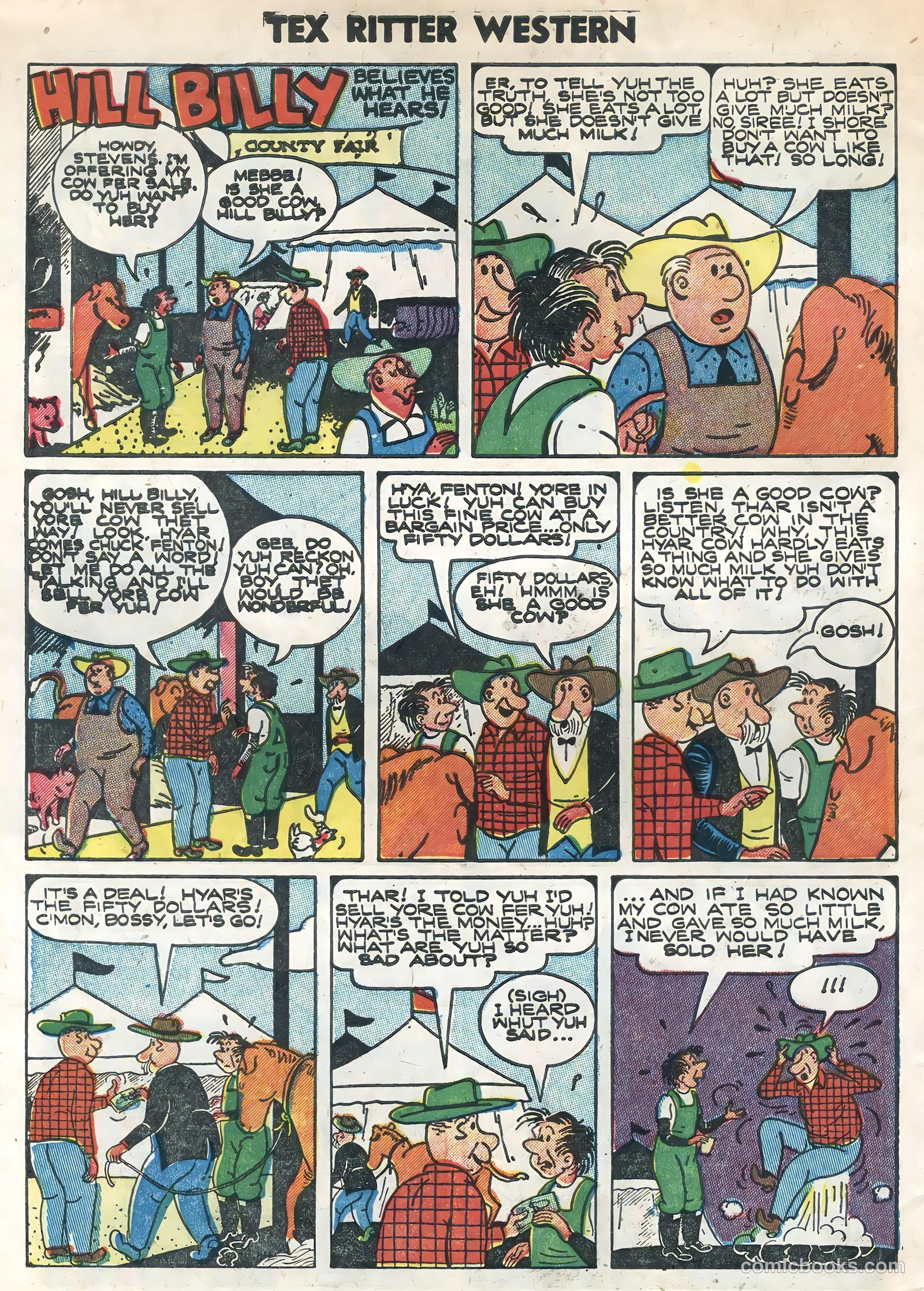 Tex Ritter Western #22 — page 34 of 36